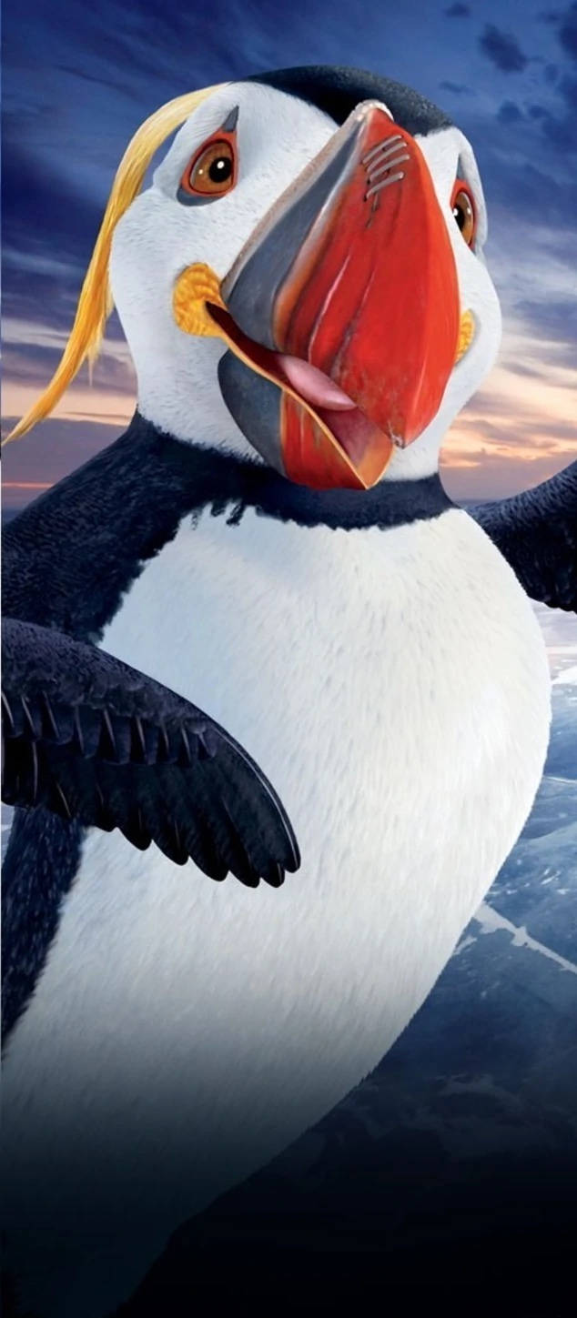Happy Feet, puffin, orange beak, HD Phone Wallpaper