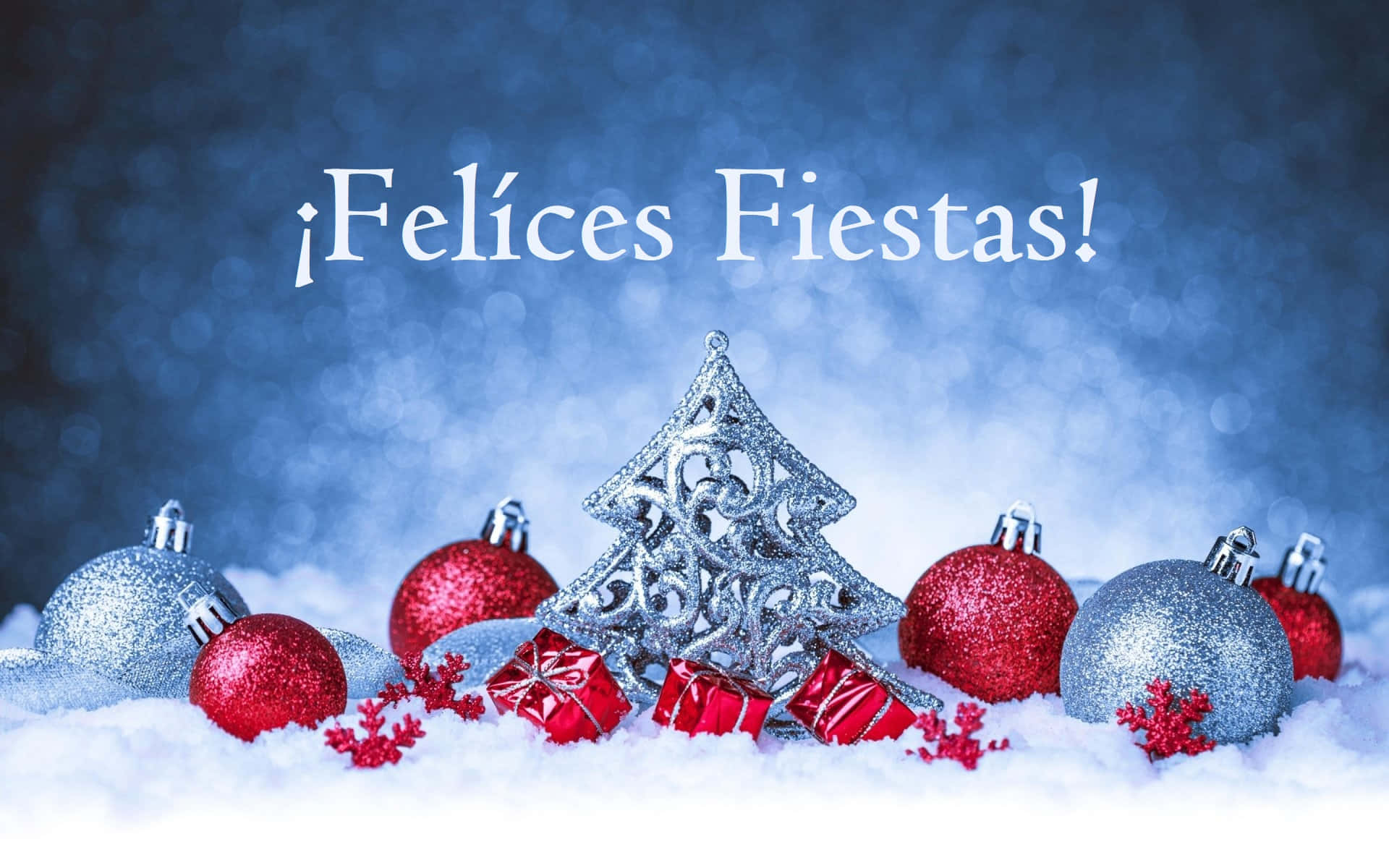 red, silver, Christmas ornaments, Full HD Desktop Wallpaper
