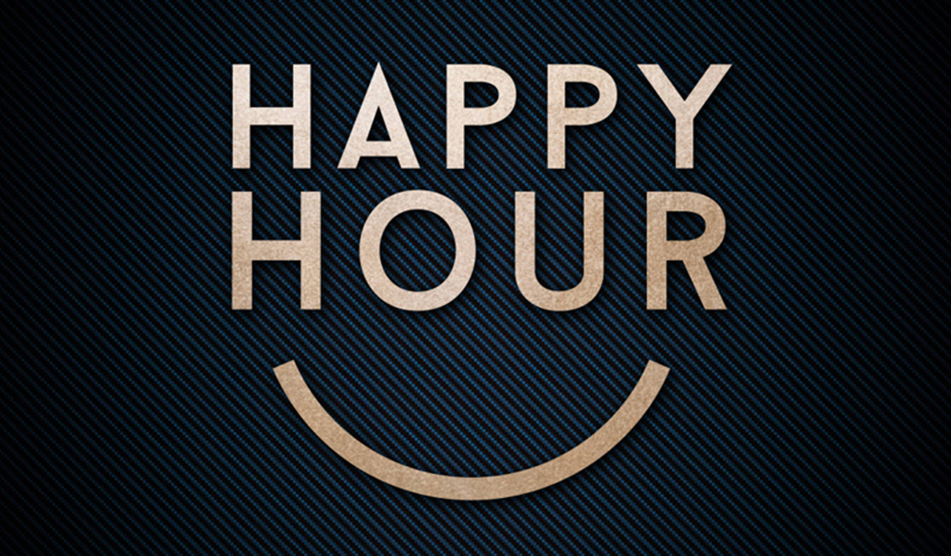 Happy Hour, Gold, Smile Sign, Full HD Desktop Wallpaper