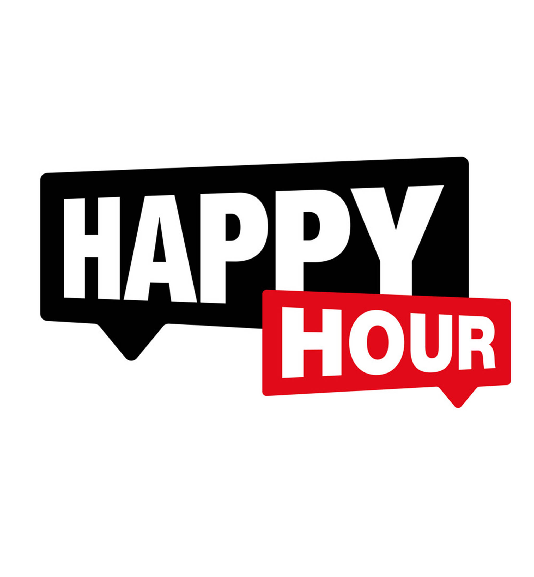 Happy Hour, black, red, Full HD Phone Wallpaper