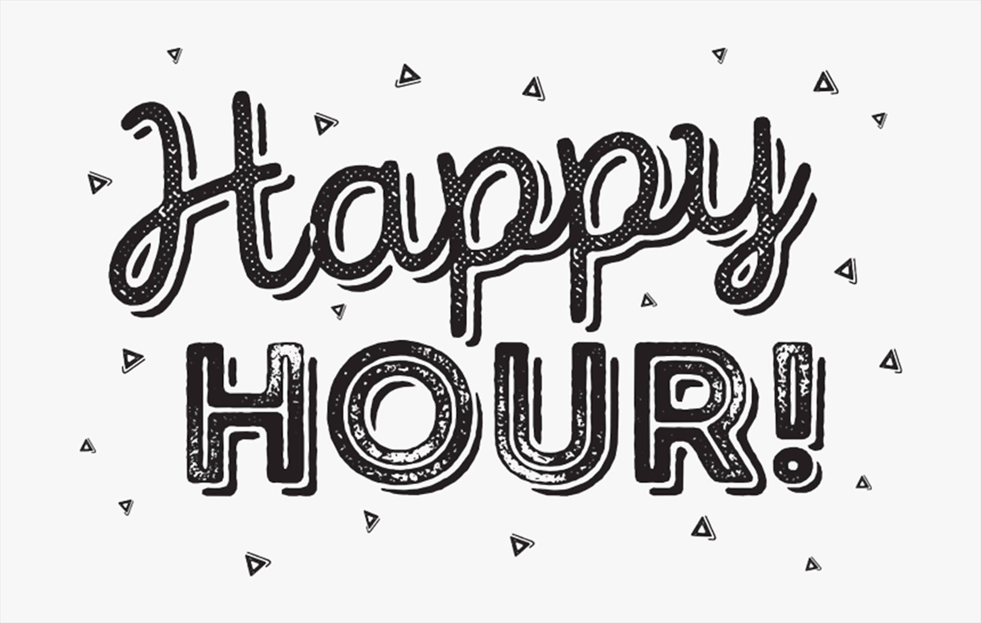 Happy Hour, black, textured strokes, Full HD Desktop Wallpaper