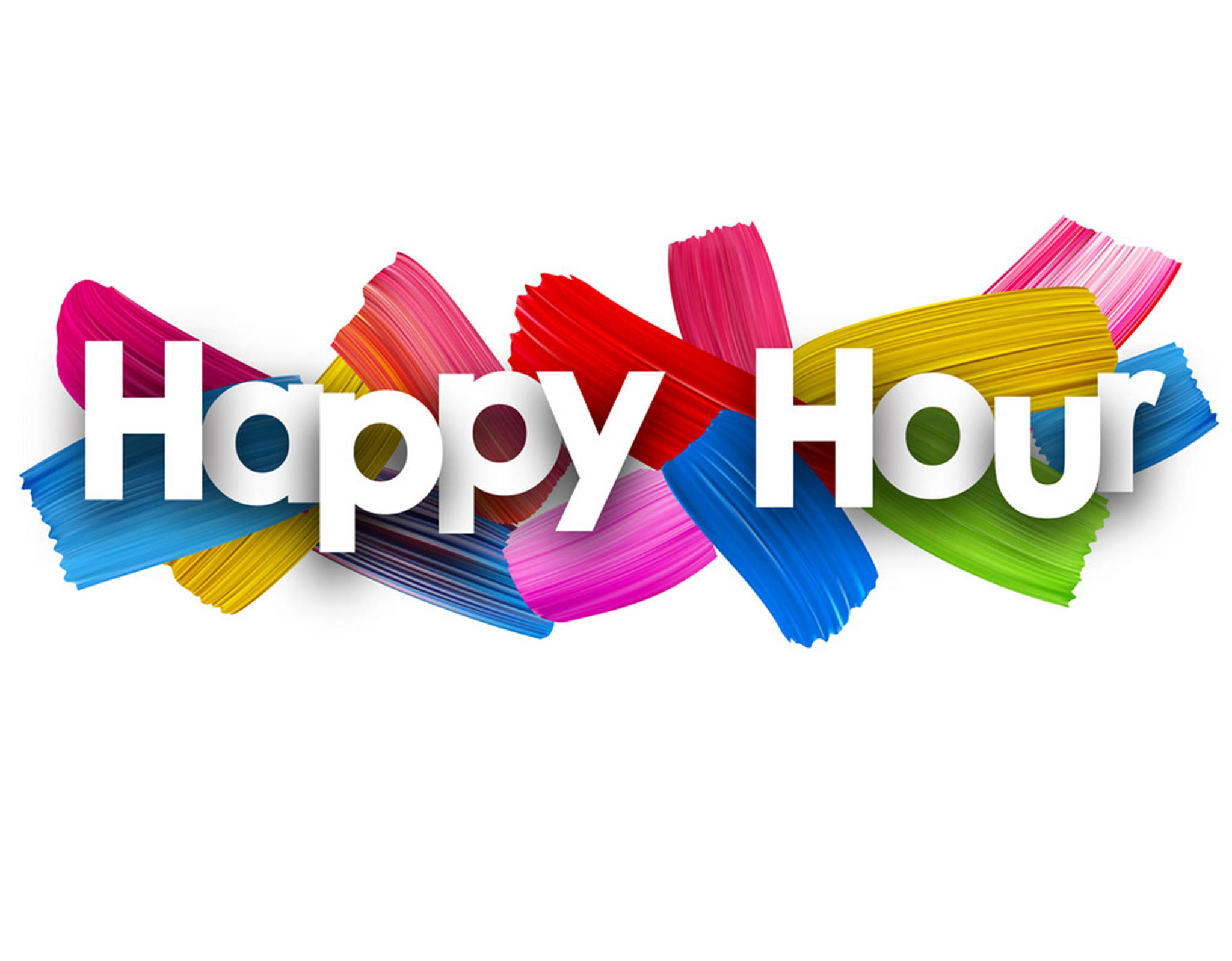 Happy Hour, white, pink, Full HD Desktop Wallpaper