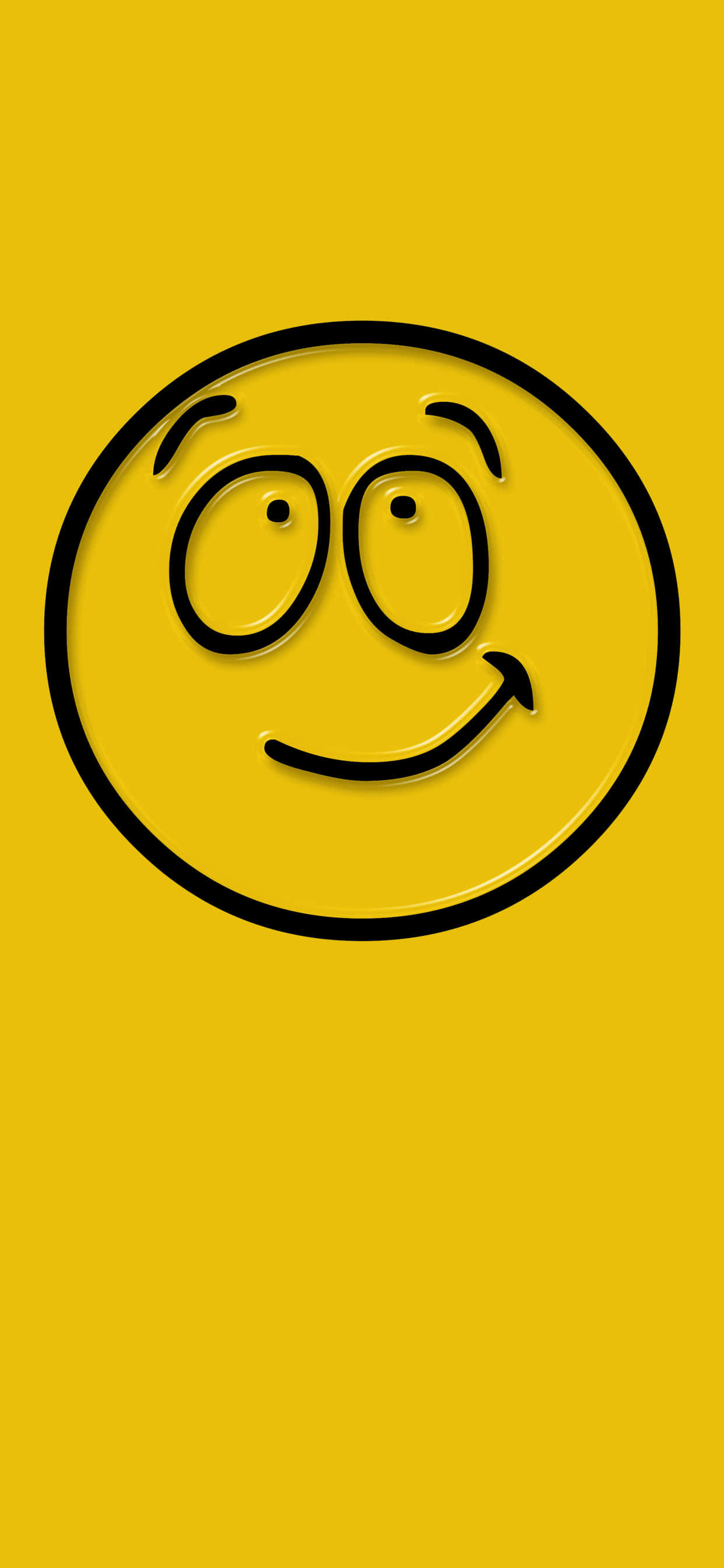 iPhone, 1242 x 2688, yellow smiley face, 2K Phone Wallpaper