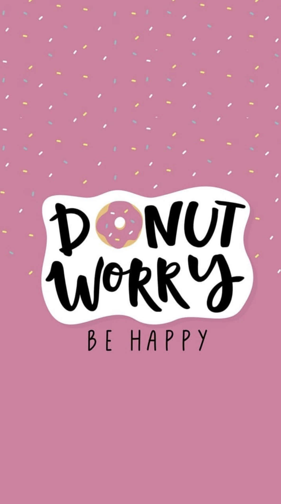 Happy iPhone, iPhone 11, pink background, Full HD Phone Wallpaper