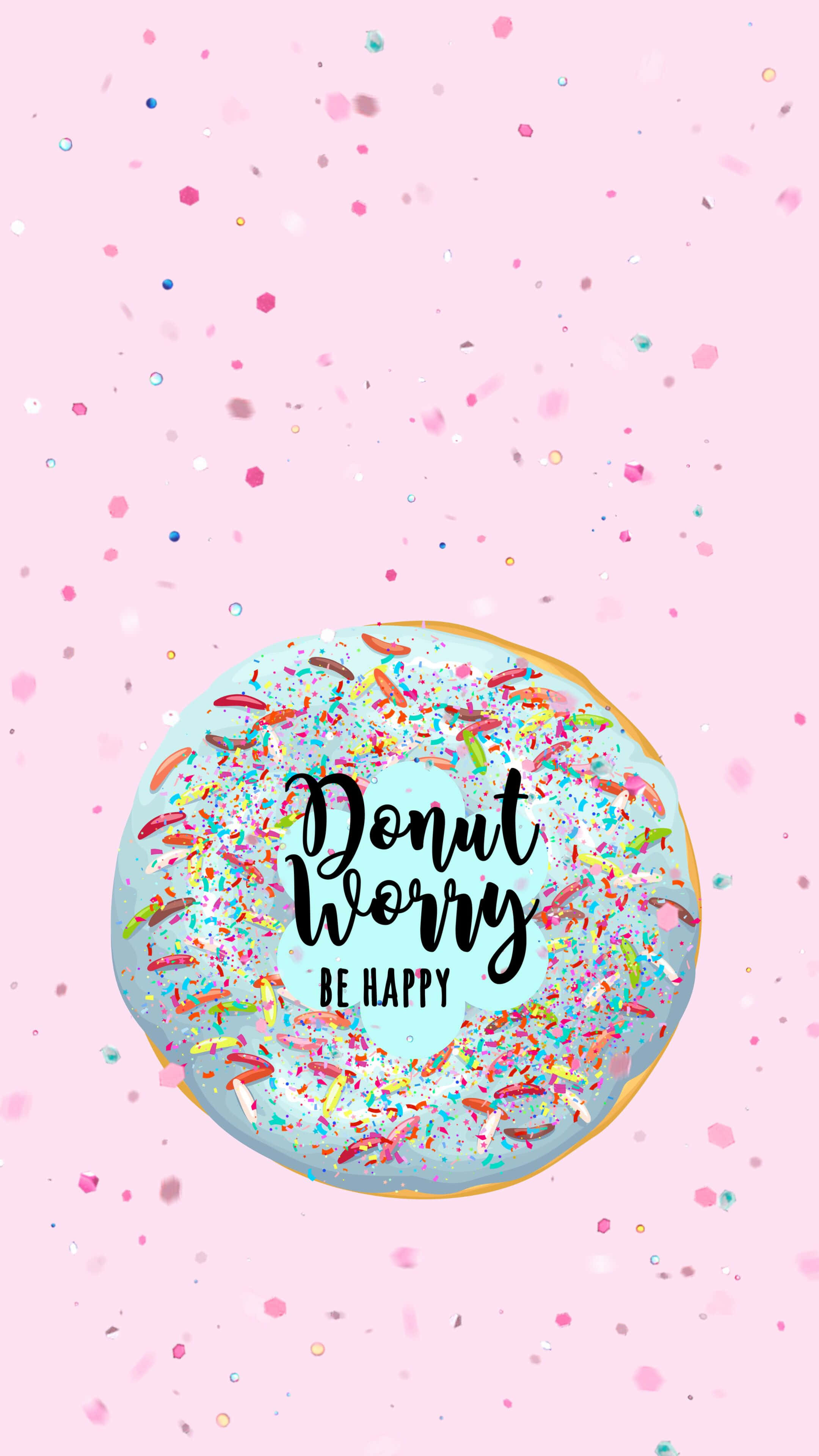 iPhone, rainbow sprinkles, confetti, 4K Phone Wallpaper