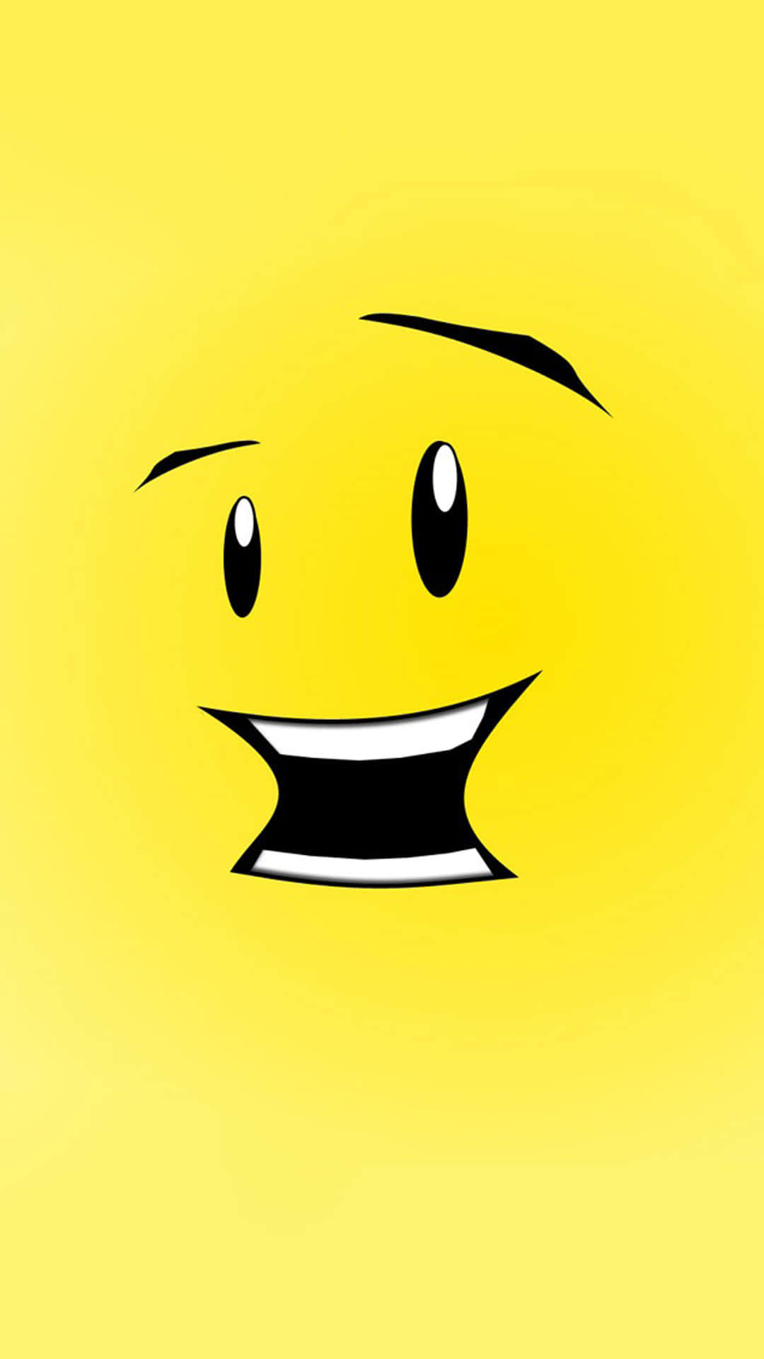 iPhone, emoji face, yellow, Full HD Phone Wallpaper