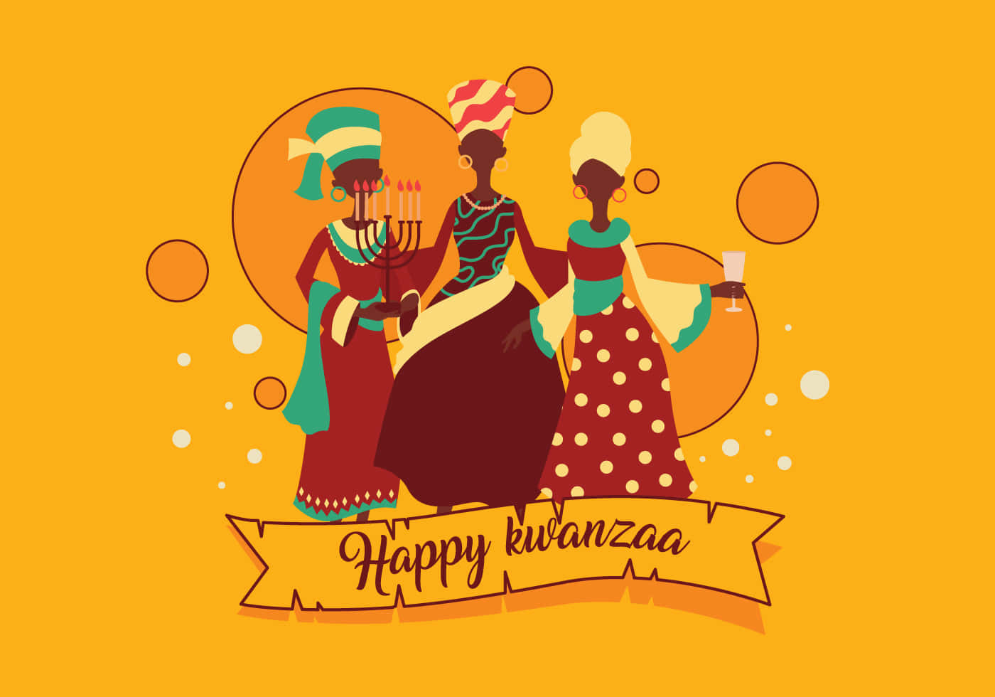 Kwanzaa, kinara, cup, HD Desktop Wallpaper