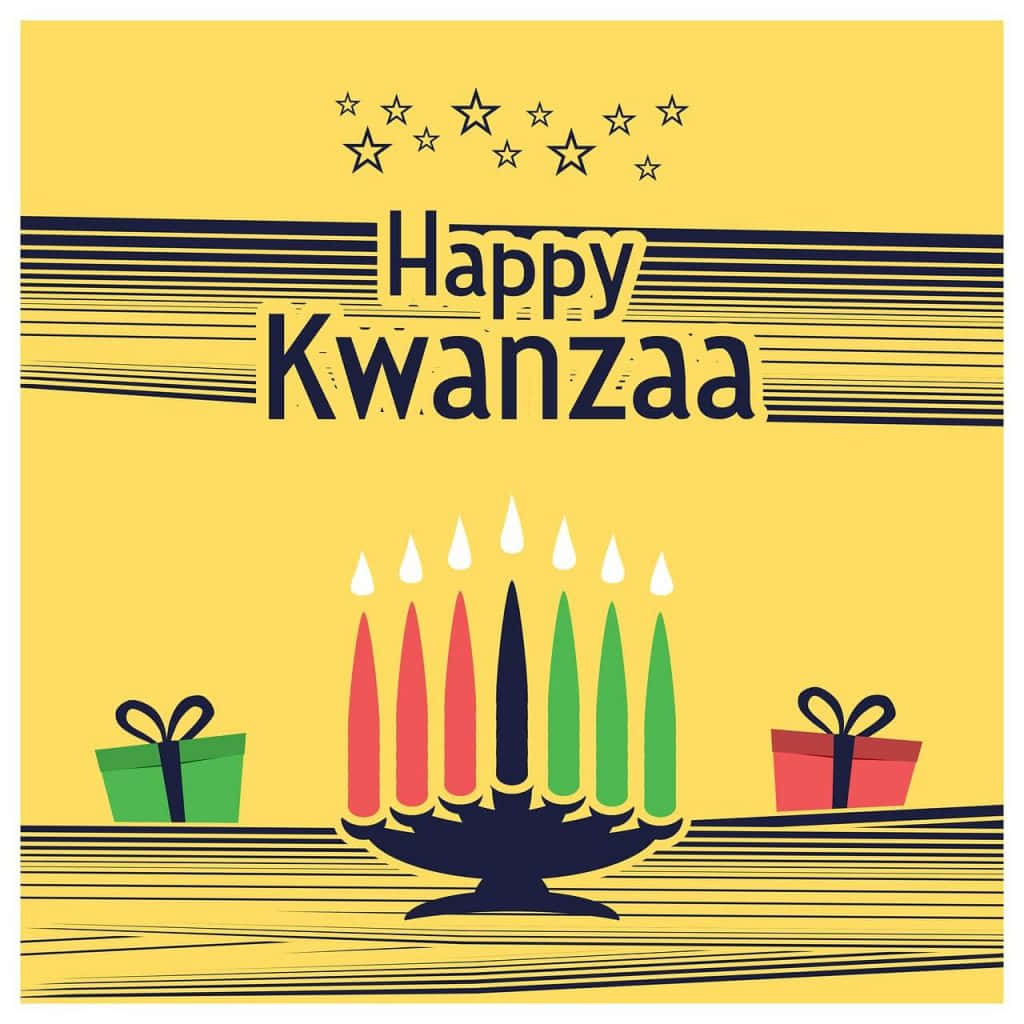 Kwanzaa, kinara, seven candles, SD Desktop Wallpaper