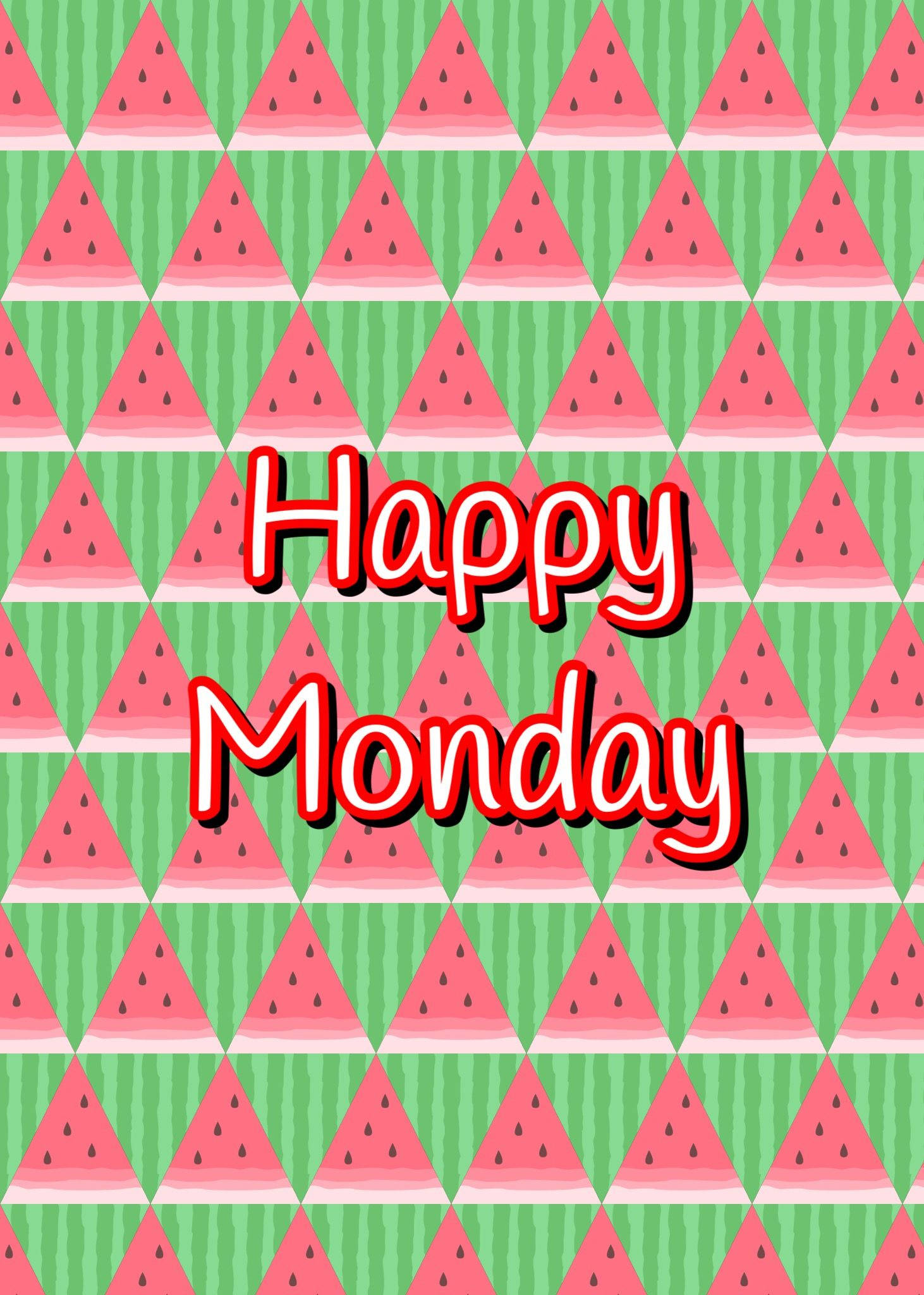 watermelon, green stripes, bold red, Full HD Phone Wallpaper
