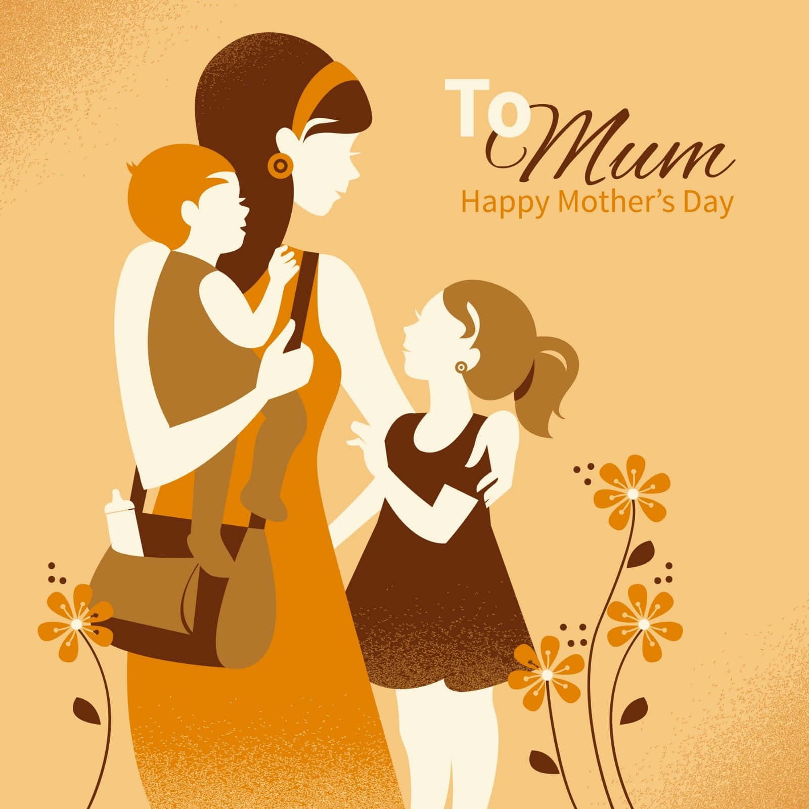 Happy Mothers Day HD, mother, baby, HD Desktop Wallpaper