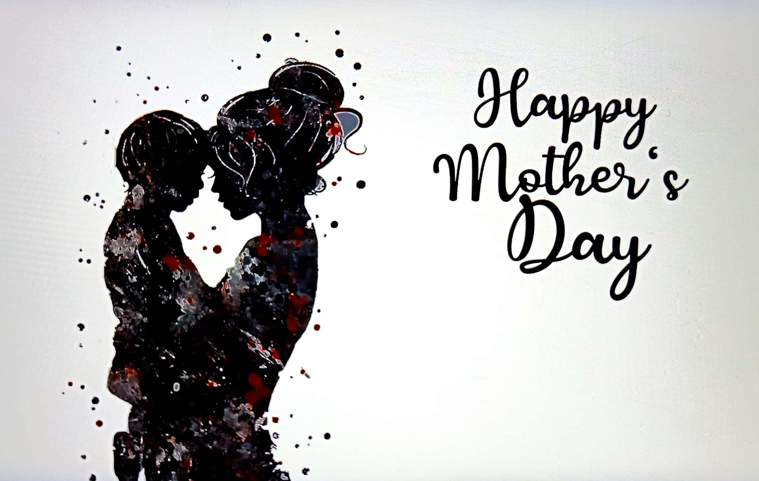 mother, child, silhouette, 2K Desktop Wallpaper