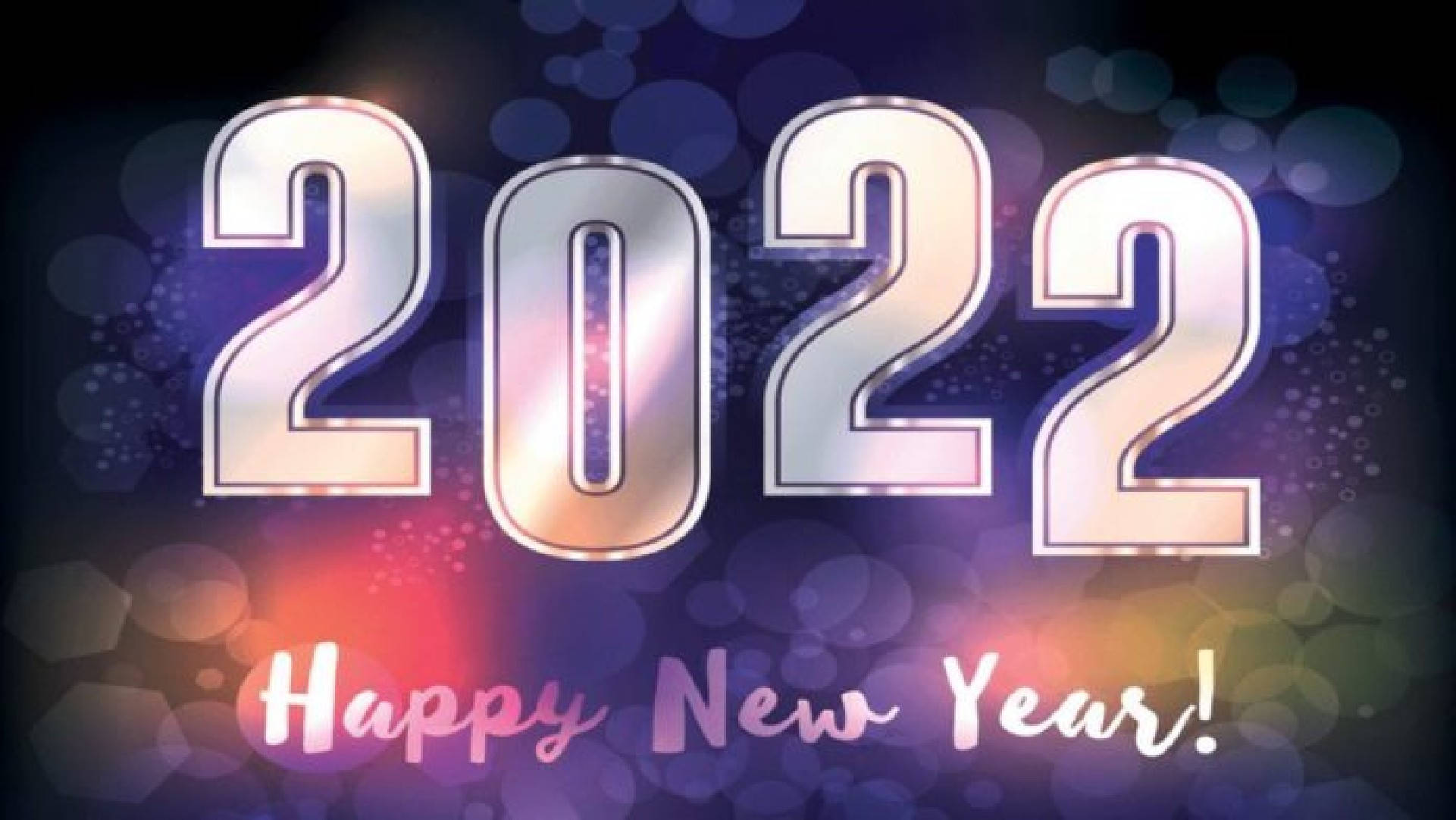 Happy New Year 2022, 2022, cursive, Full HD Desktop Wallpaper