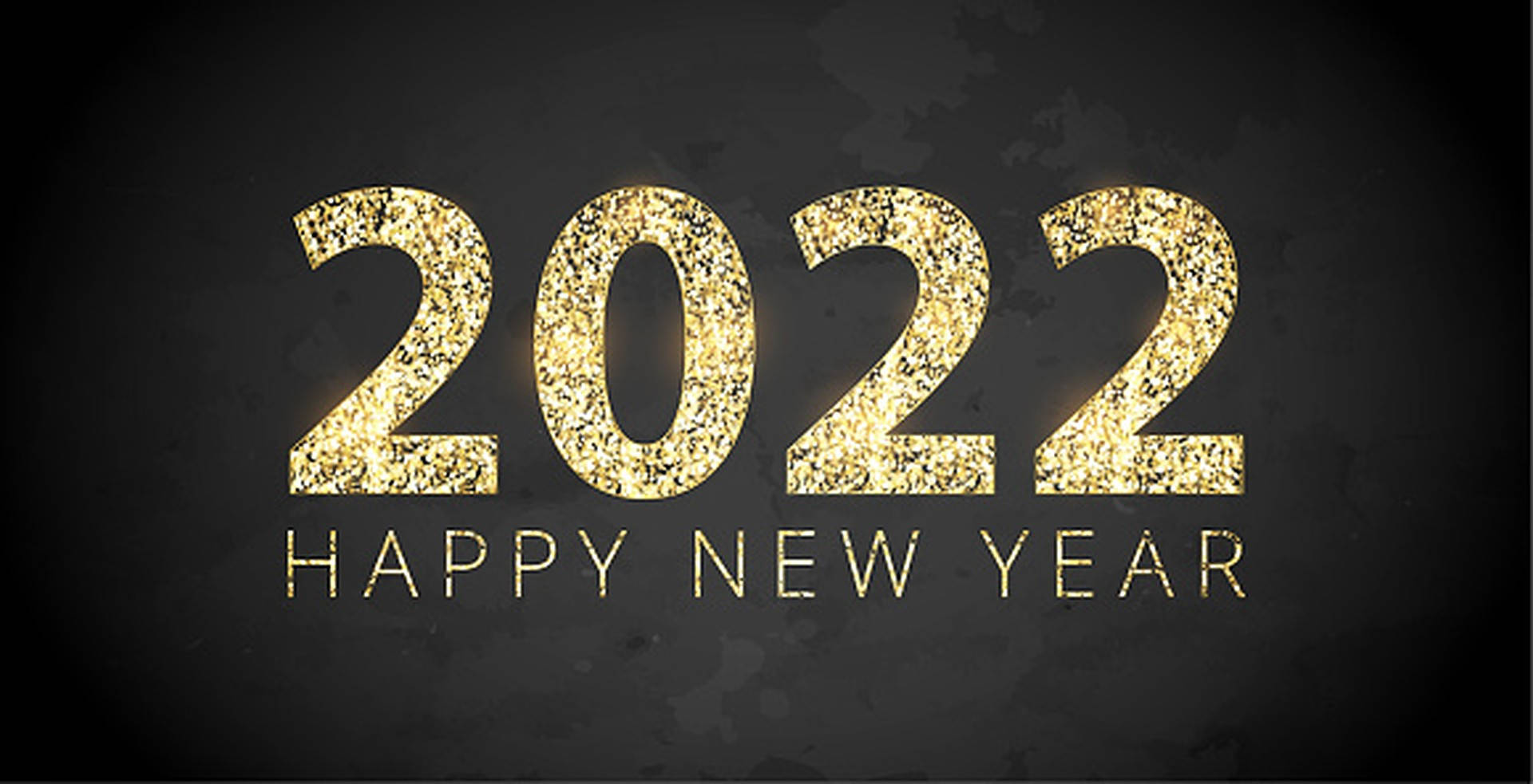 Happy New Year 2022, gold glitter, 2022 text, Full HD Desktop Wallpaper