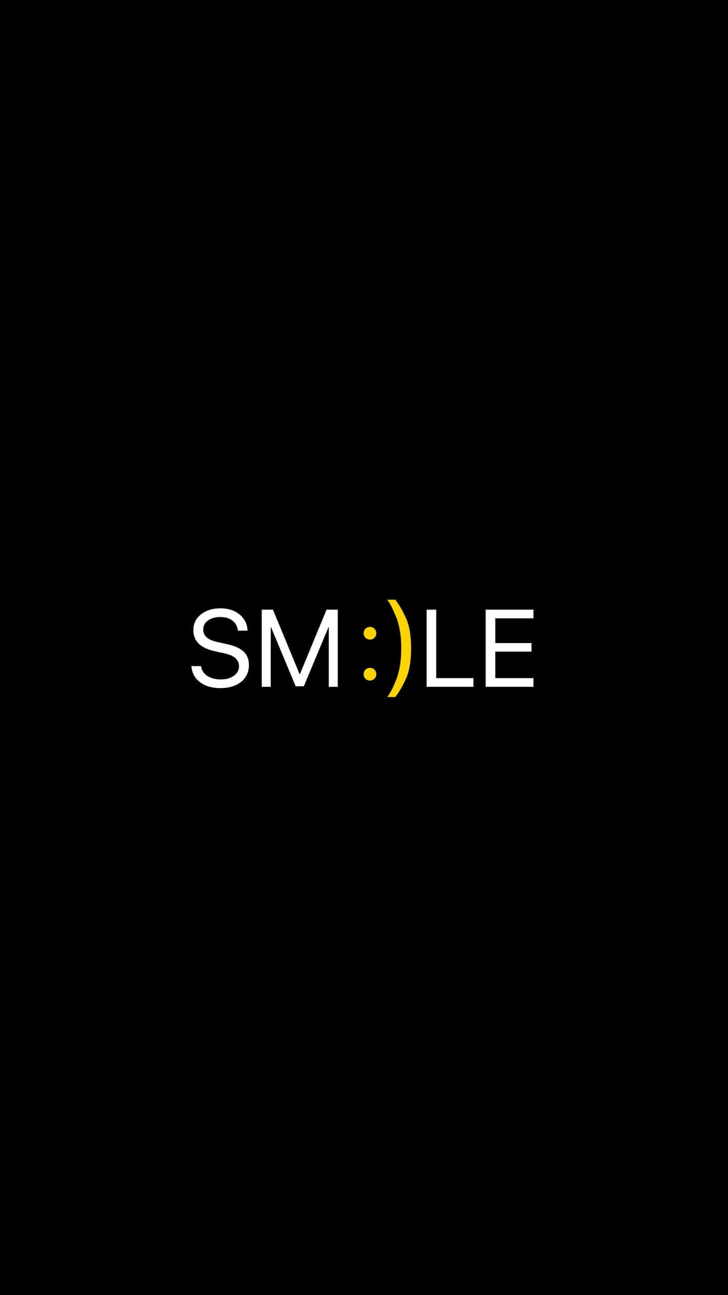 Happy Phone, SMILE, yellow smiley face, 2K Phone Wallpaper