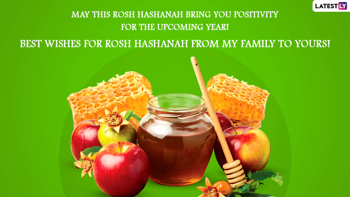 Rosh Hashana, honeycomb, apples, SD Desktop Wallpaper