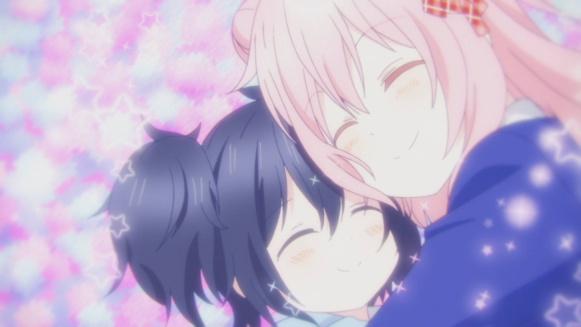 Happy Sugar Life, sakura, pink, Full HD Desktop Wallpaper