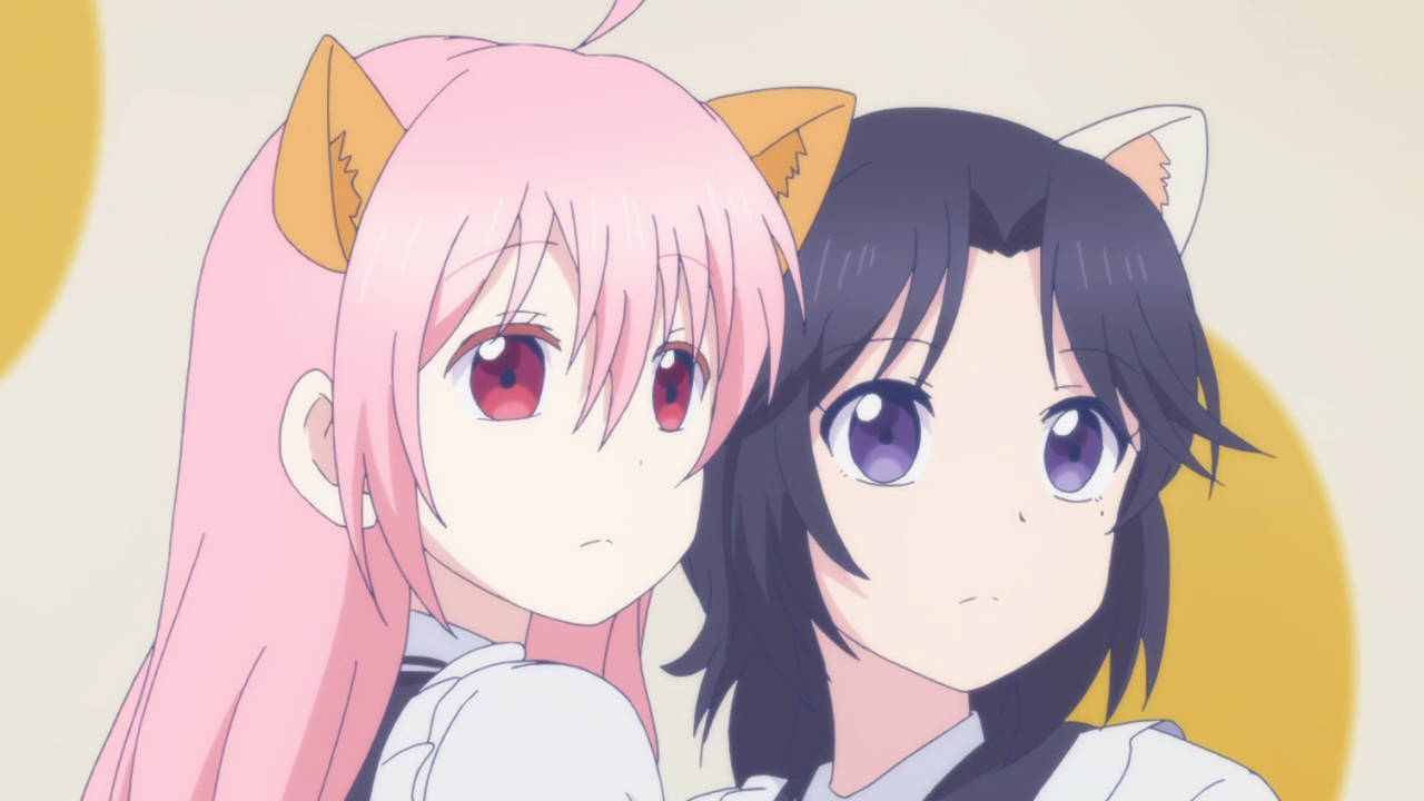 Happy Sugar Life, cat ears, pink hair, HD Desktop Wallpaper