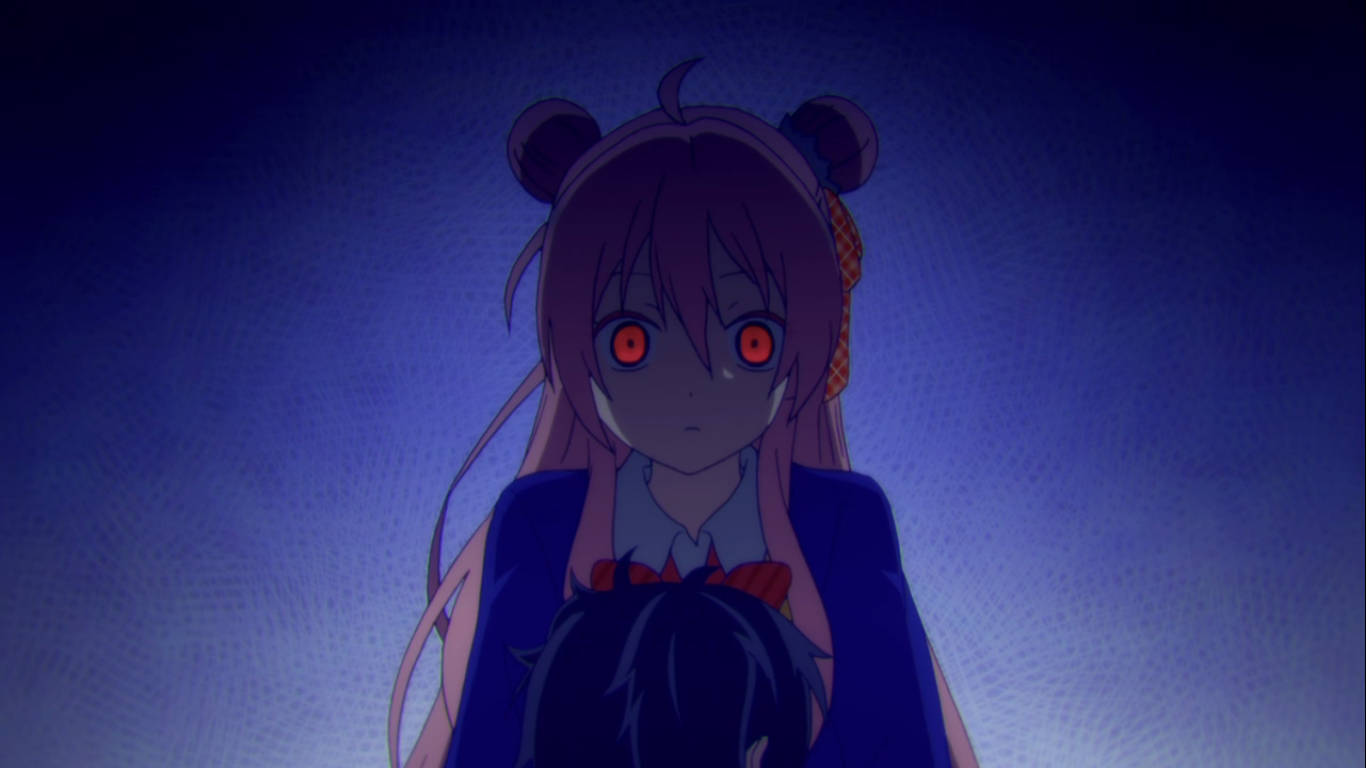 Happy Sugar Life, glowing red eyes, bear ears, HD Desktop Wallpaper