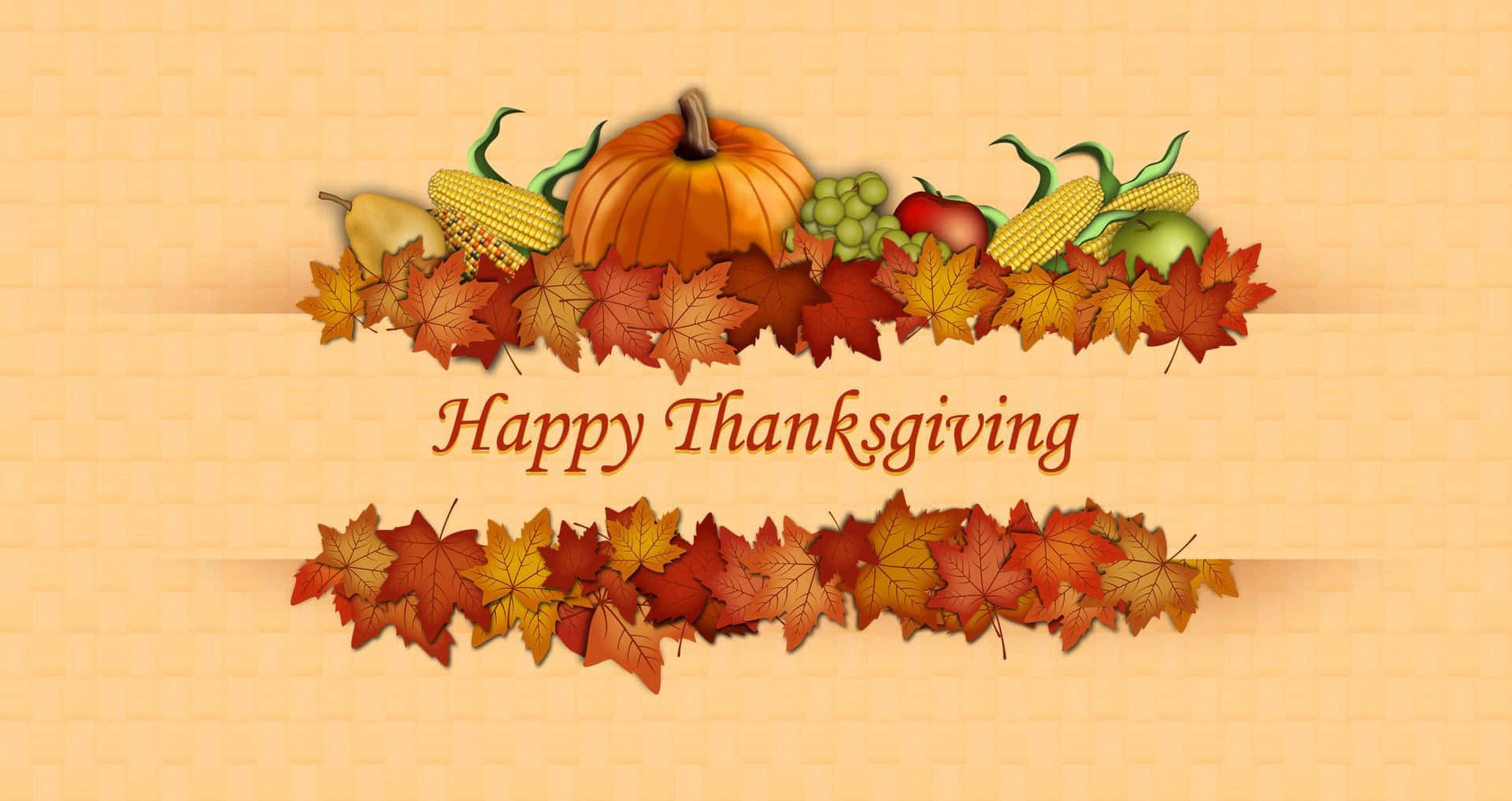 Happy Thanksgiving Desktop, pumpkins, corn, Full HD Desktop Wallpaper