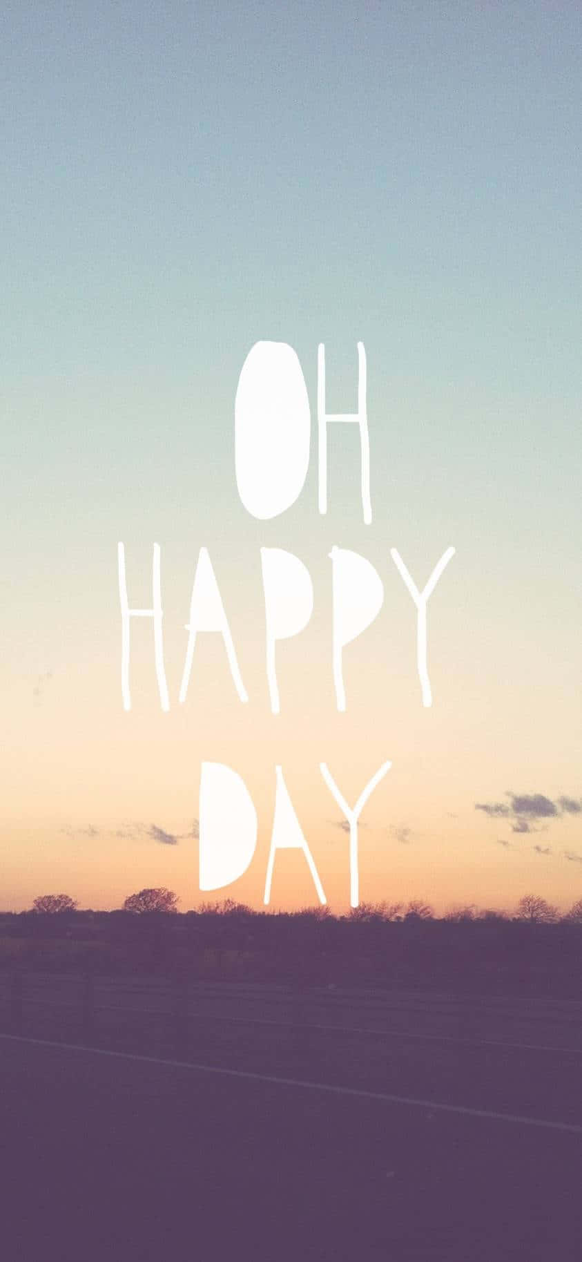 oh happy day, sunset, serene sunset sky, HD Phone Wallpaper