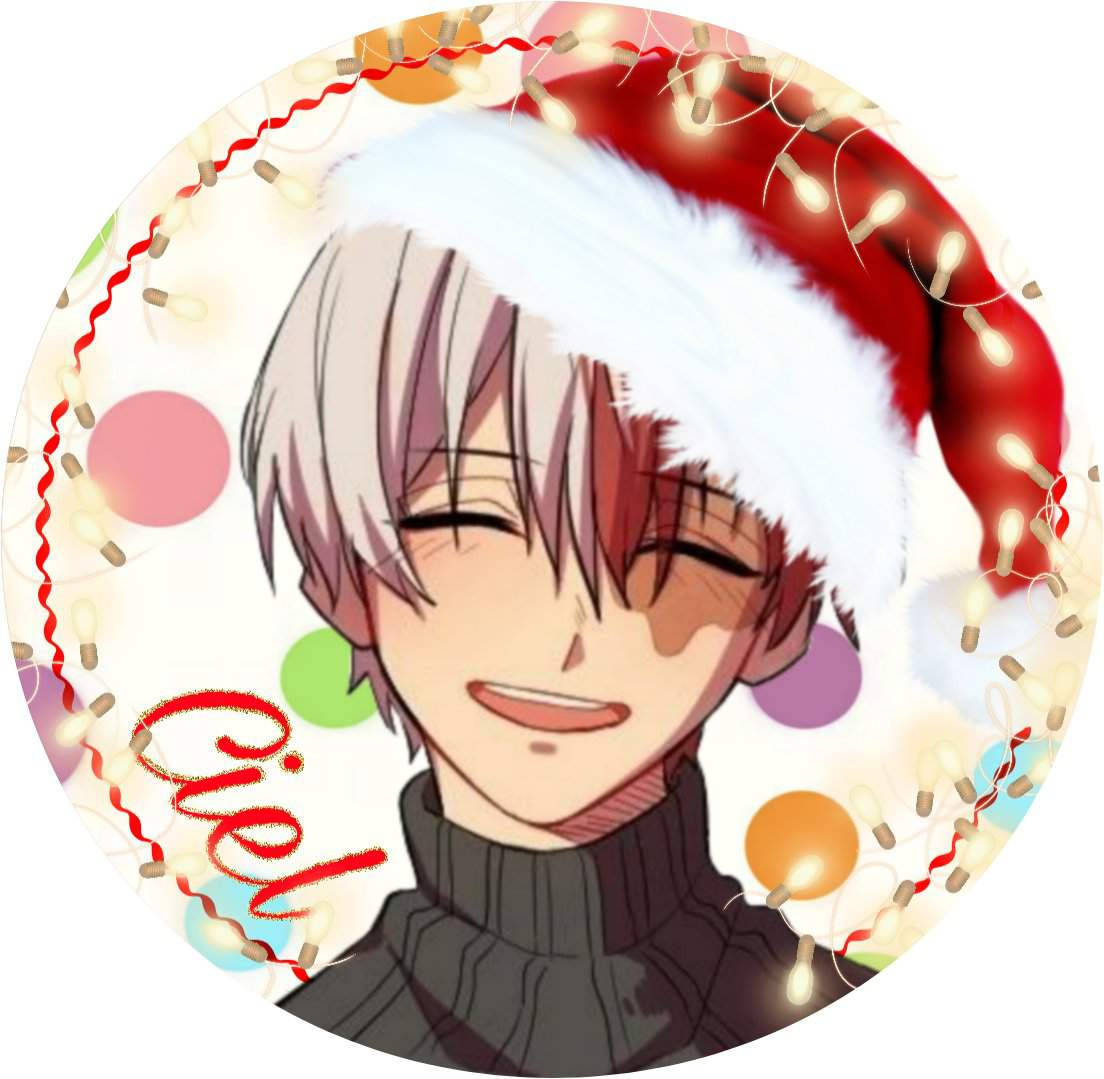handsome anime boy, silver hair, red Santa hat, SD Desktop Wallpaper