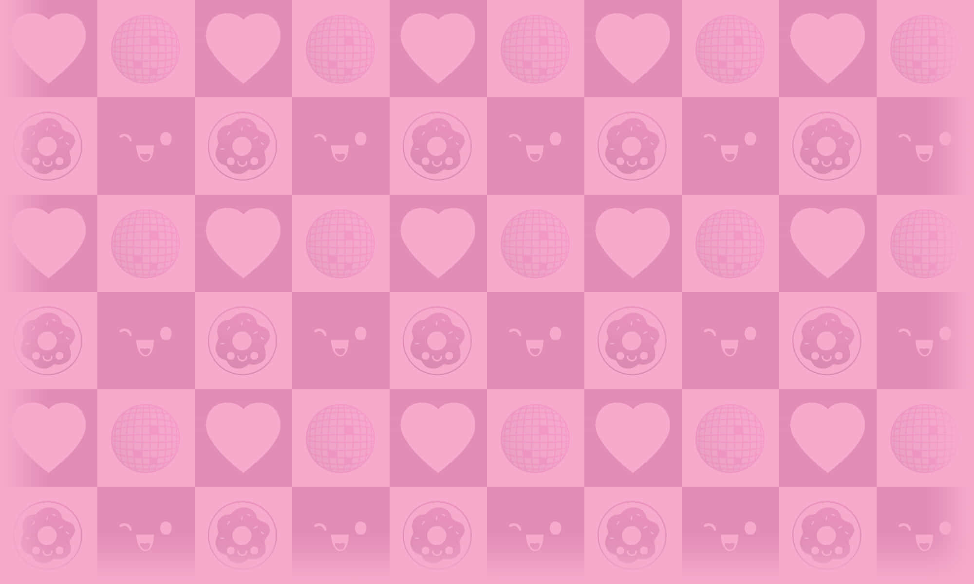Harajuku, pink, checkerboard pattern, Full HD Desktop Wallpaper