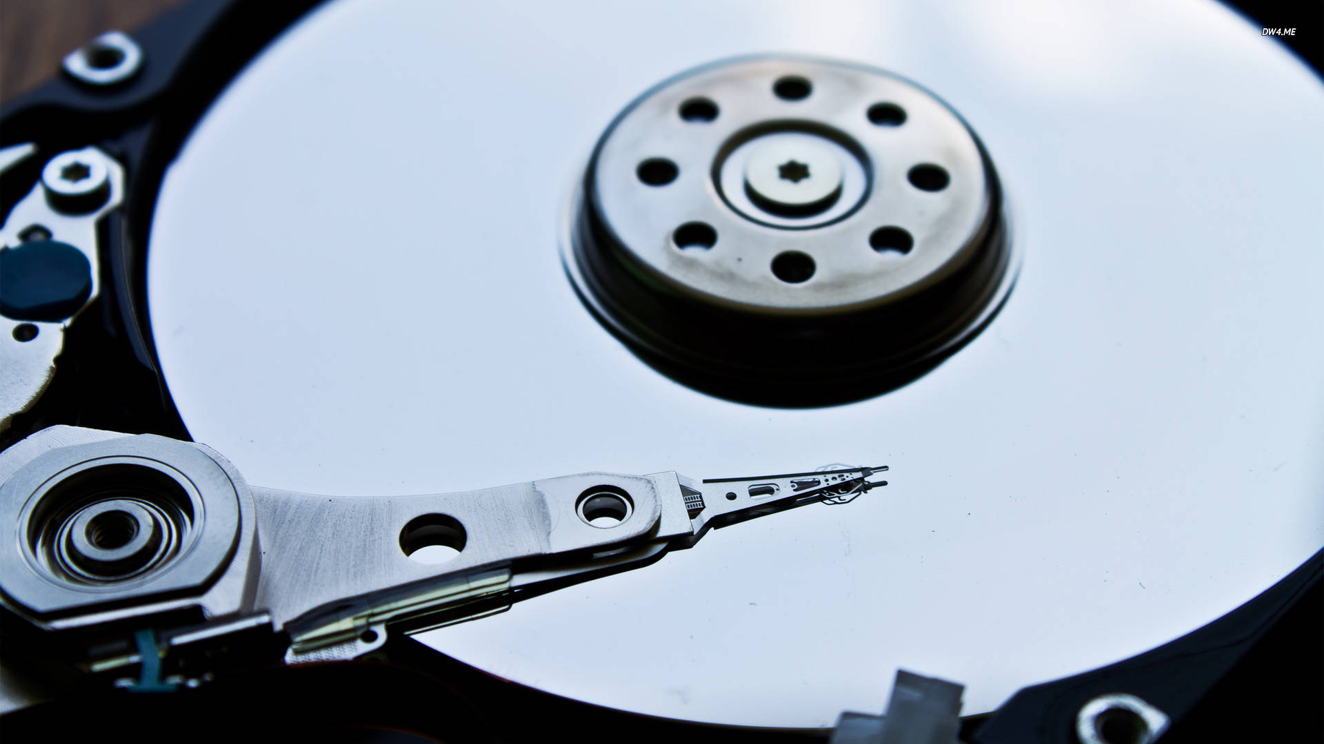 hard drive, platter, read/write head, Full HD Desktop Wallpaper