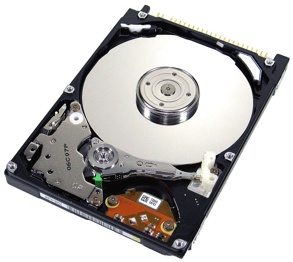 computer hard drive, black platter, shiny platters, SD Desktop Wallpaper