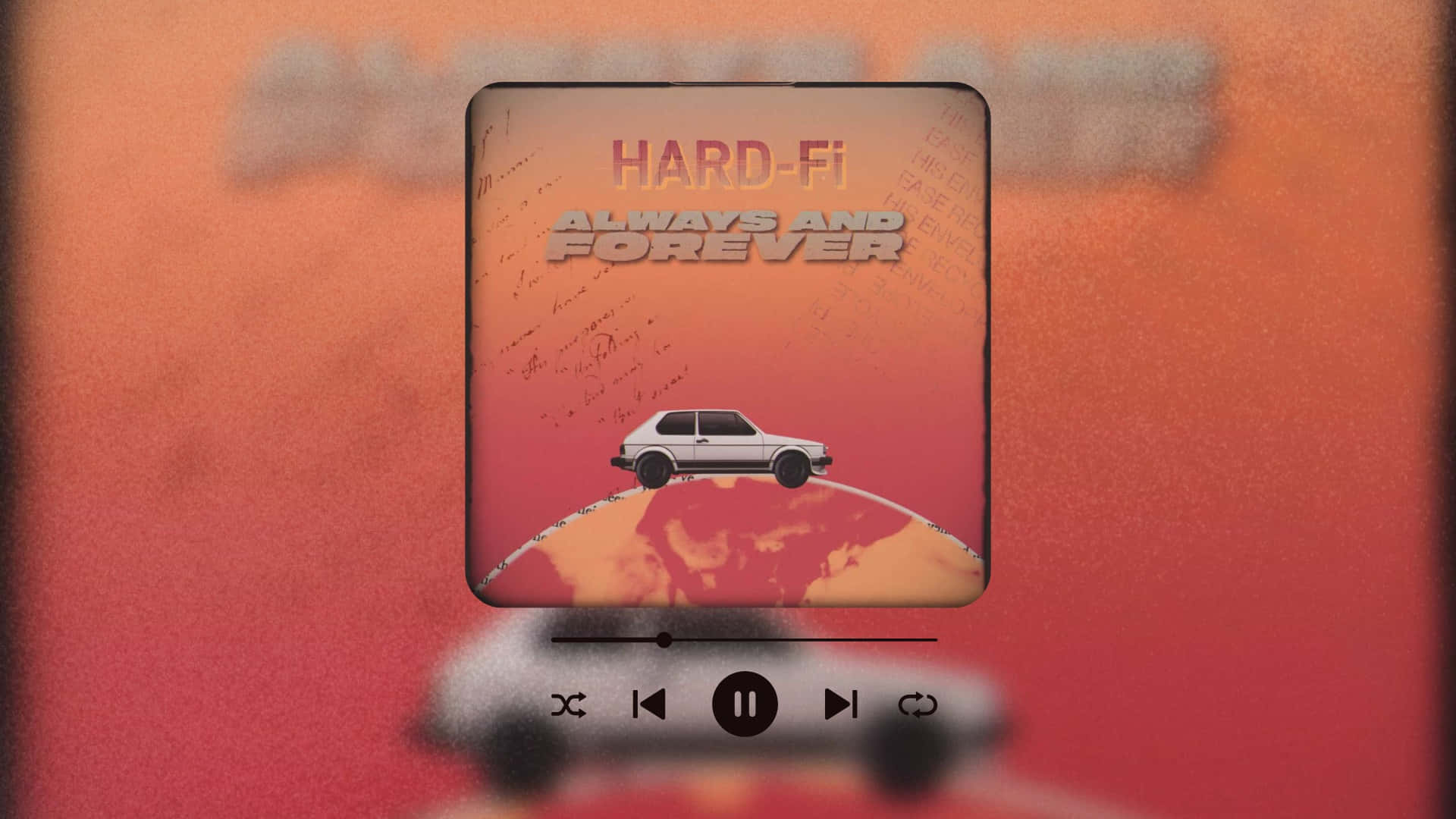 Hard Fi, stars of c c t v, vintage car, Full HD Desktop Wallpaper