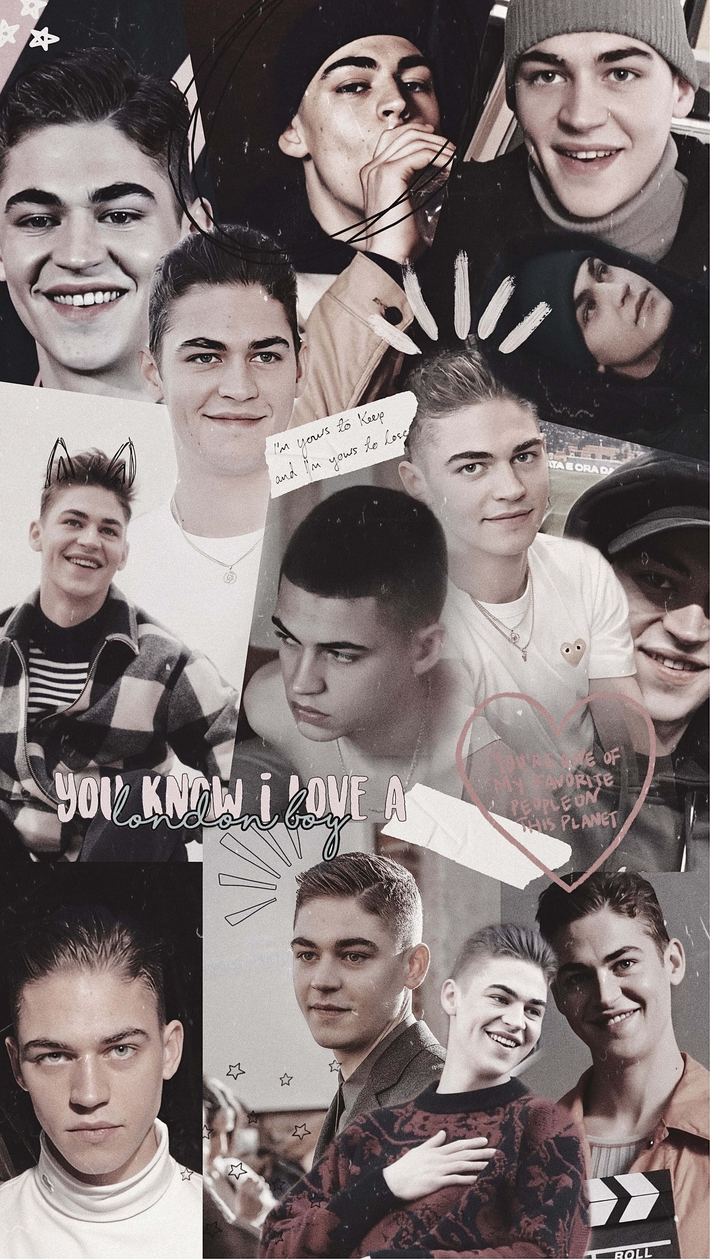 Hardin Scott, collage, young male celebrities, 4K Phone Wallpaper