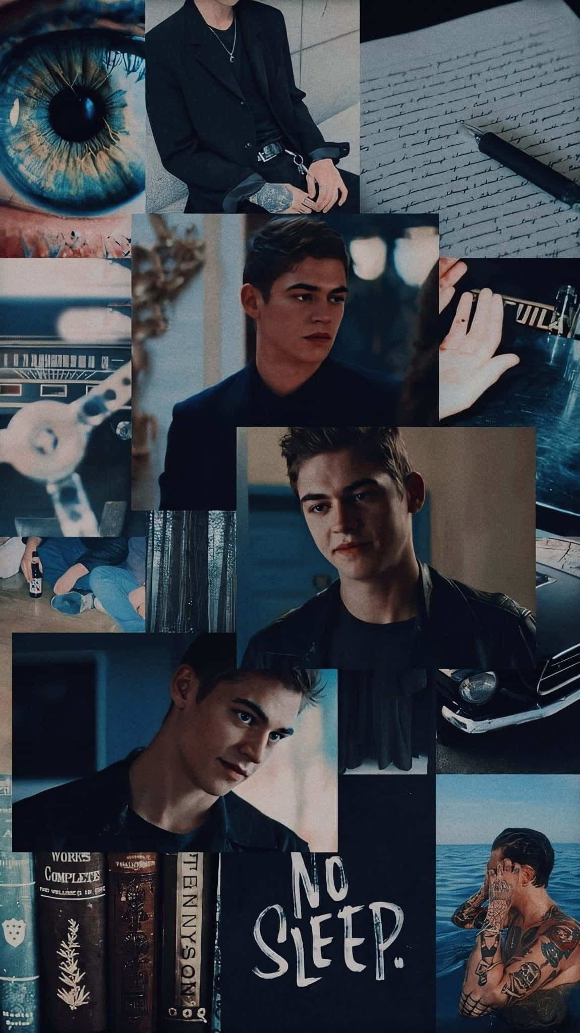 Hardin Scott, dark clothing, tattoos, Full HD Phone Wallpaper