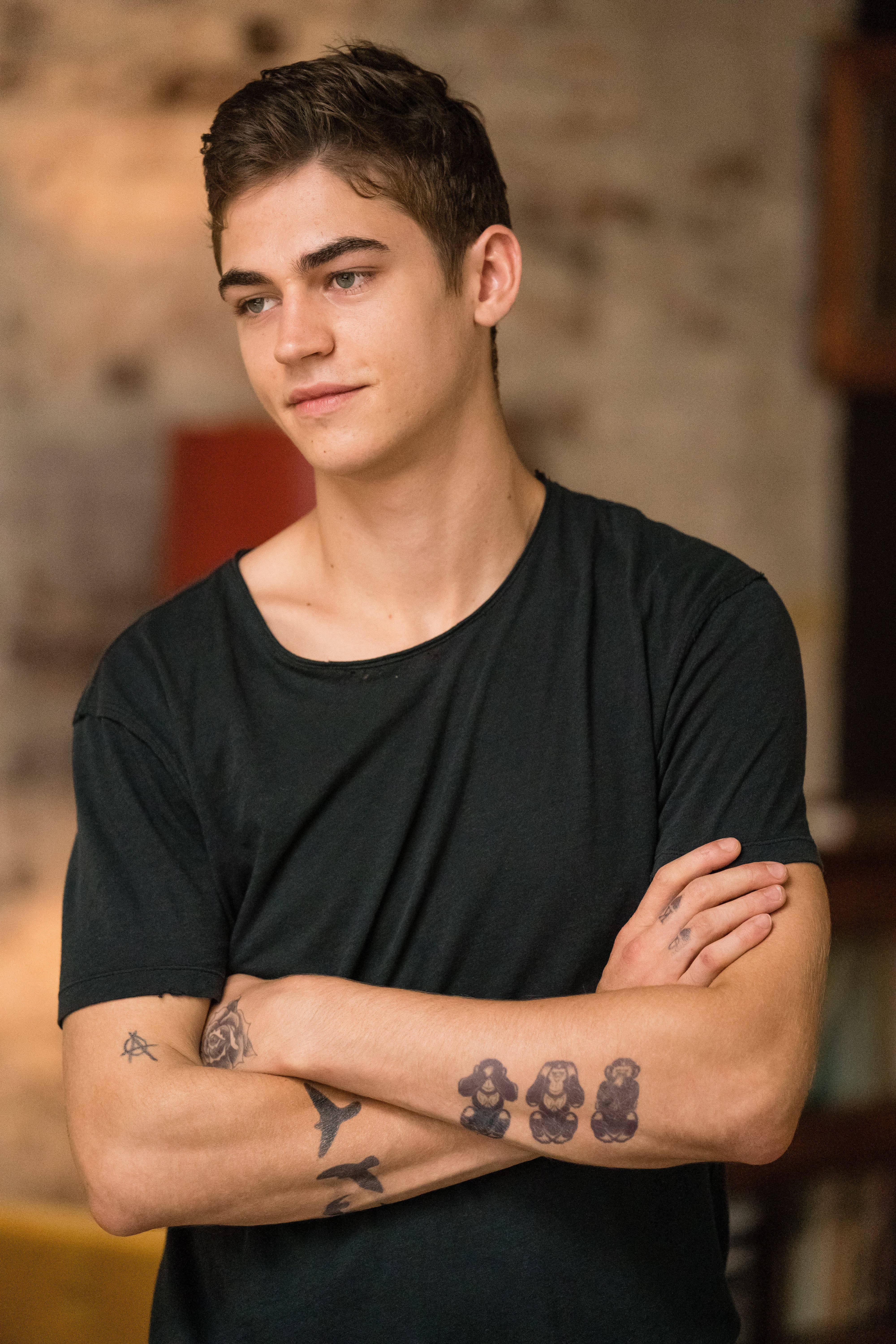 Hardin Scott, After, rustic brick wall, 5K Phone Wallpaper