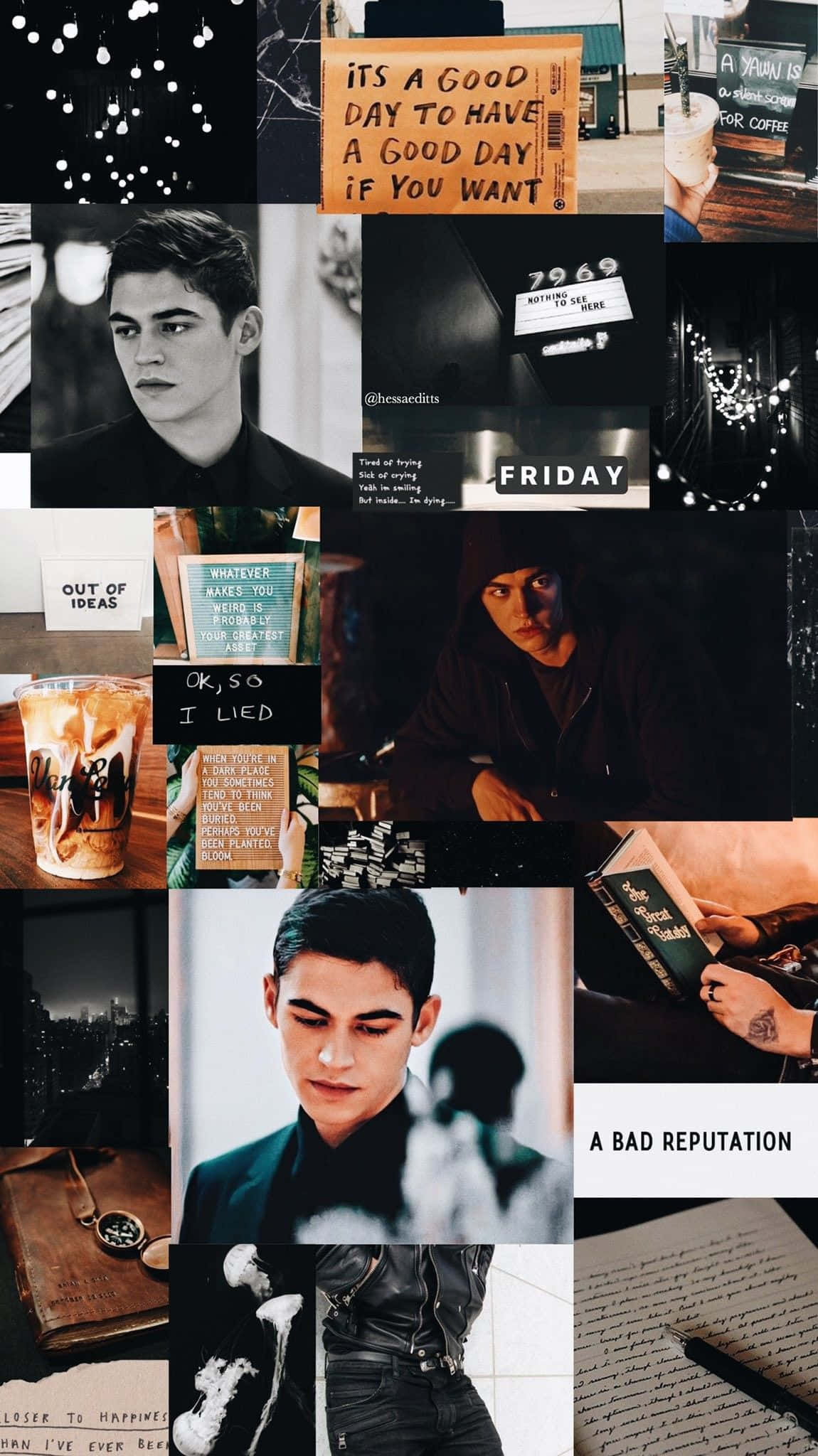 Hardin Scott, After Series, black and white photos, Full HD Phone Wallpaper