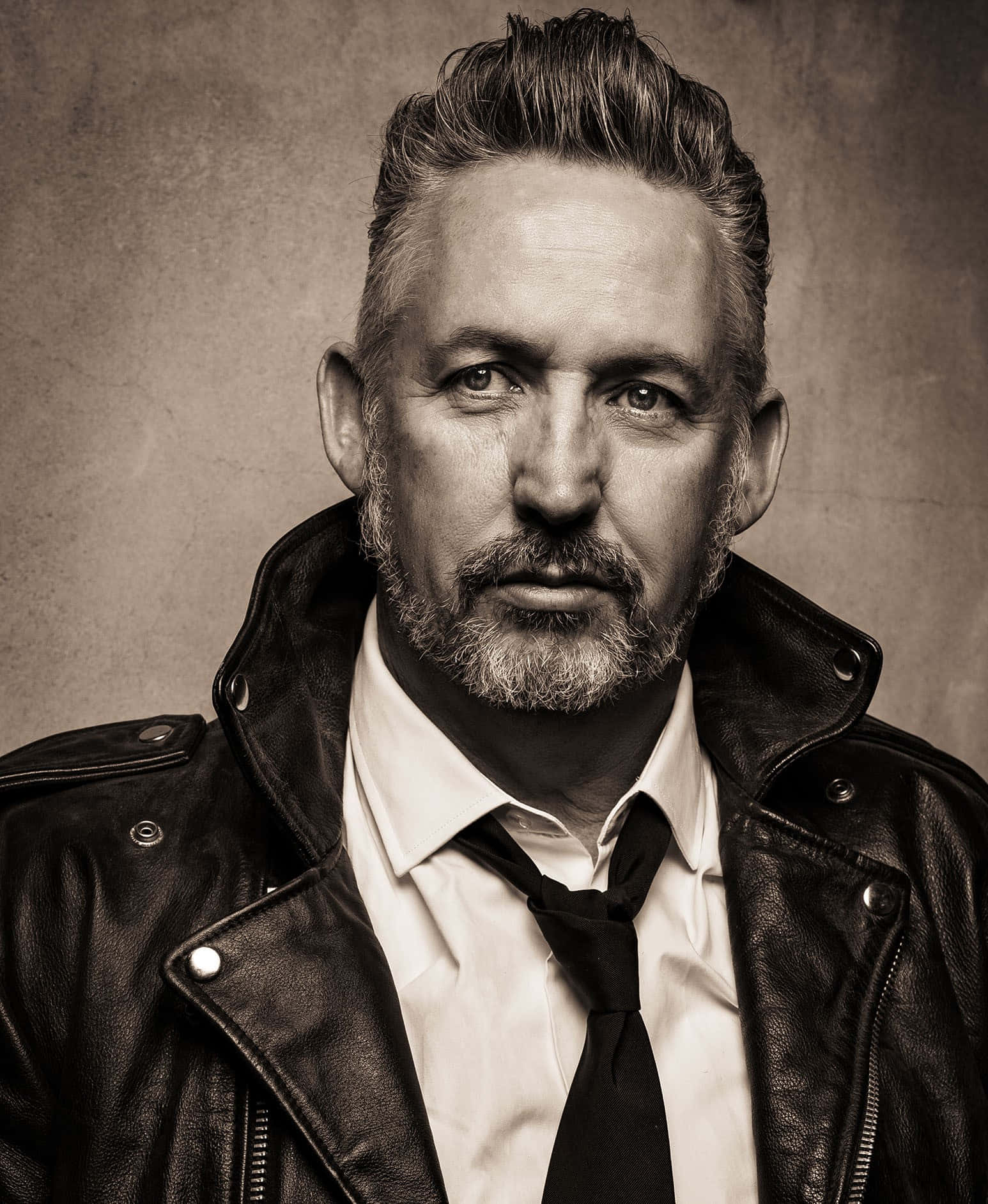 Harland Williams, leather jacket, white shirt, HD Phone Wallpaper