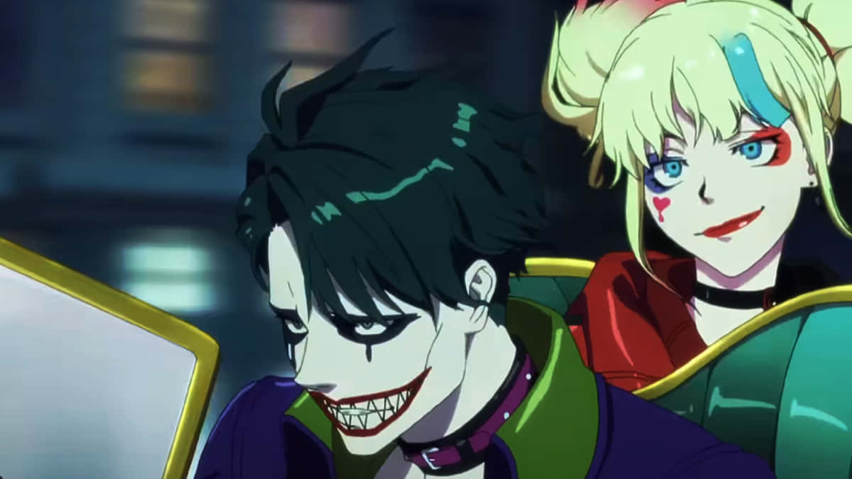 Harley Quinn, Joker, dimly lit room, SD Desktop Wallpaper