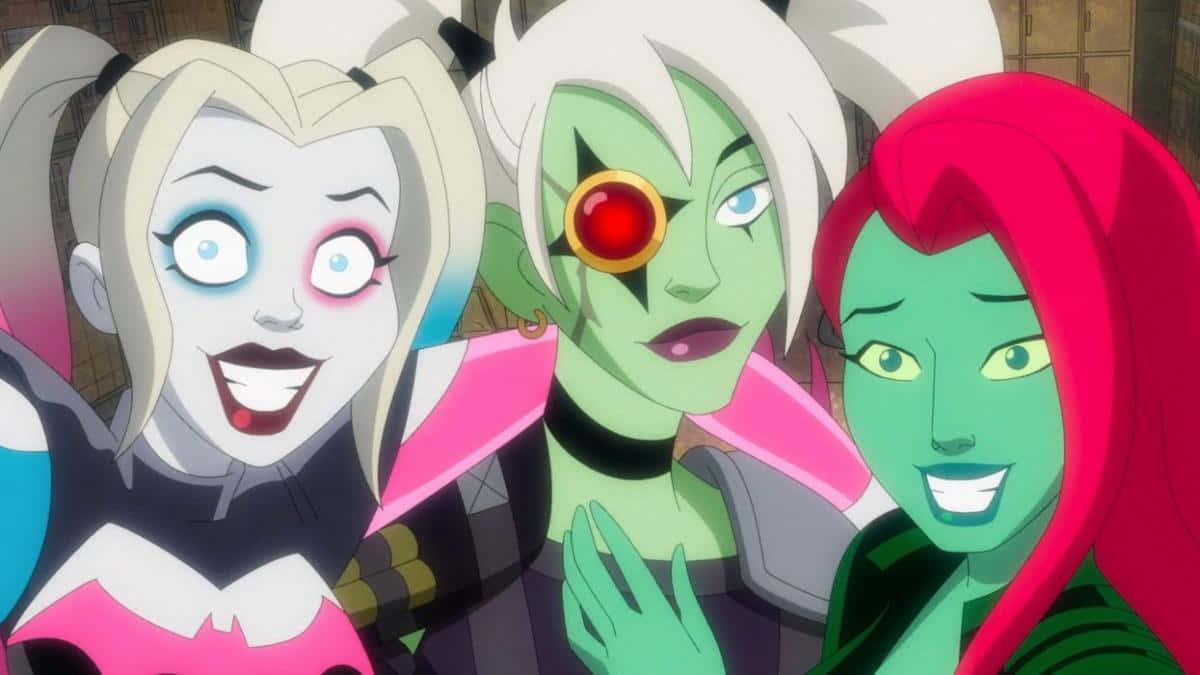 Harley Quinn, Poison Ivy, animated series, SD Desktop Wallpaper