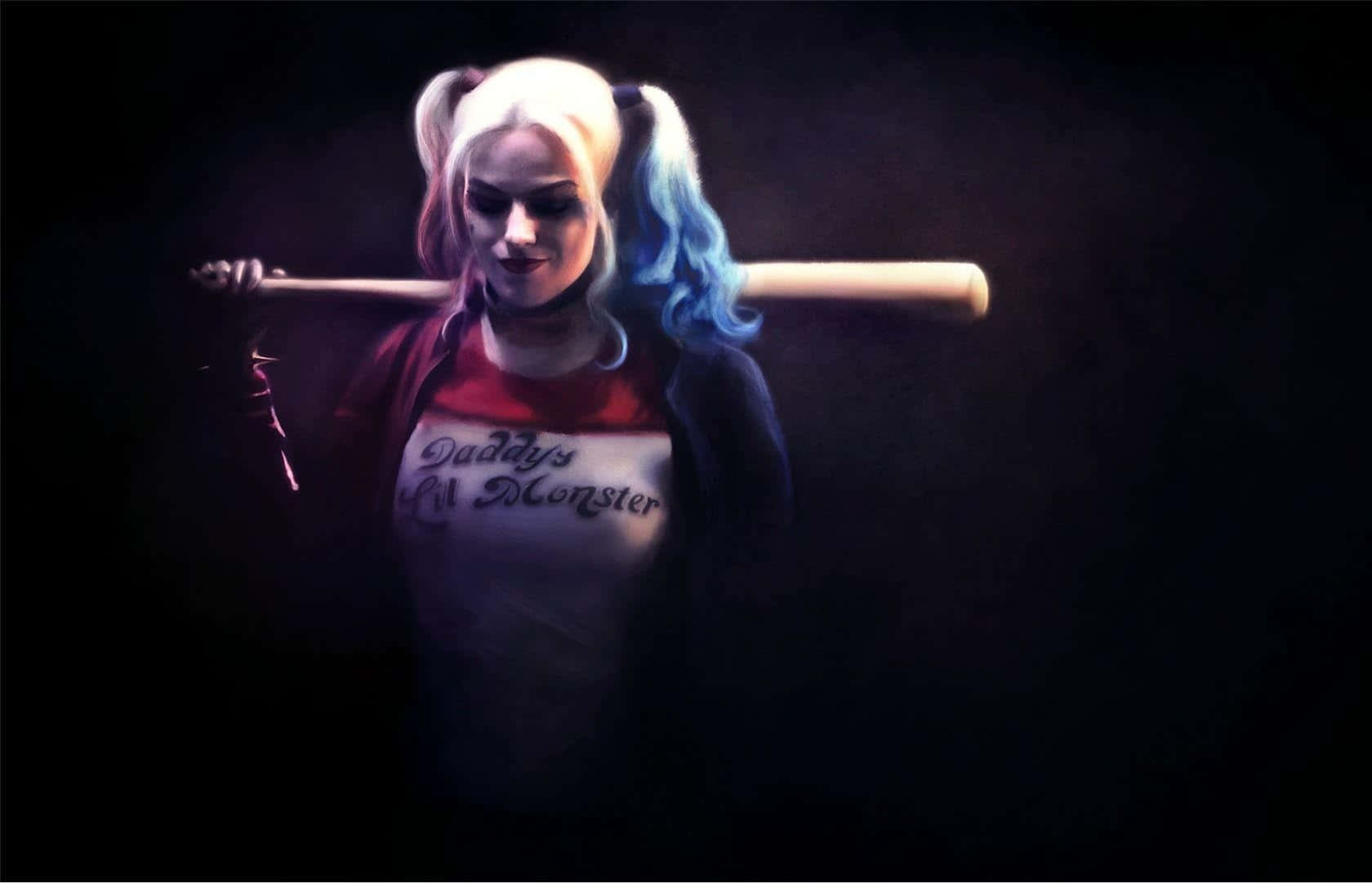 Harley Quinn, Suicide Squad, baseball bat, HD Desktop Wallpaper
