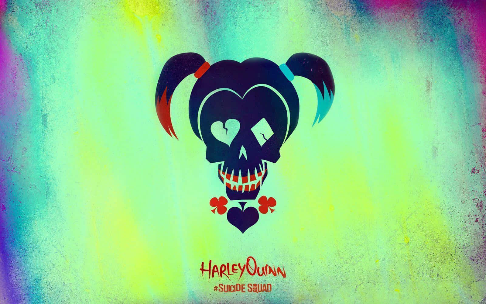Harley Quinn, Suicide Squad, skull, HD Desktop Wallpaper