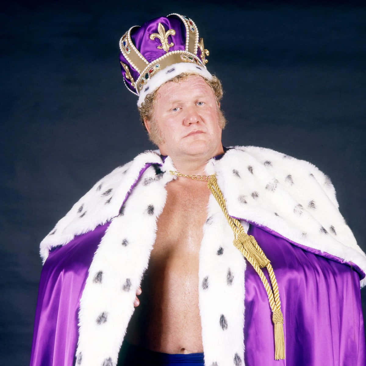 Harley Race, purple crown, fur-trimmed cape, SD Desktop Wallpaper