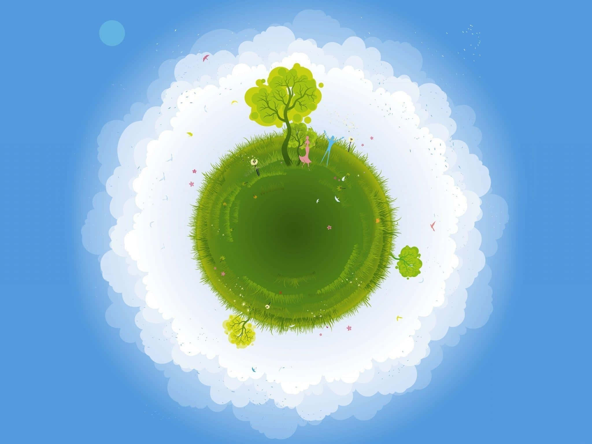 harmony, 2048 x 1536, green island, Full HD Desktop Wallpaper