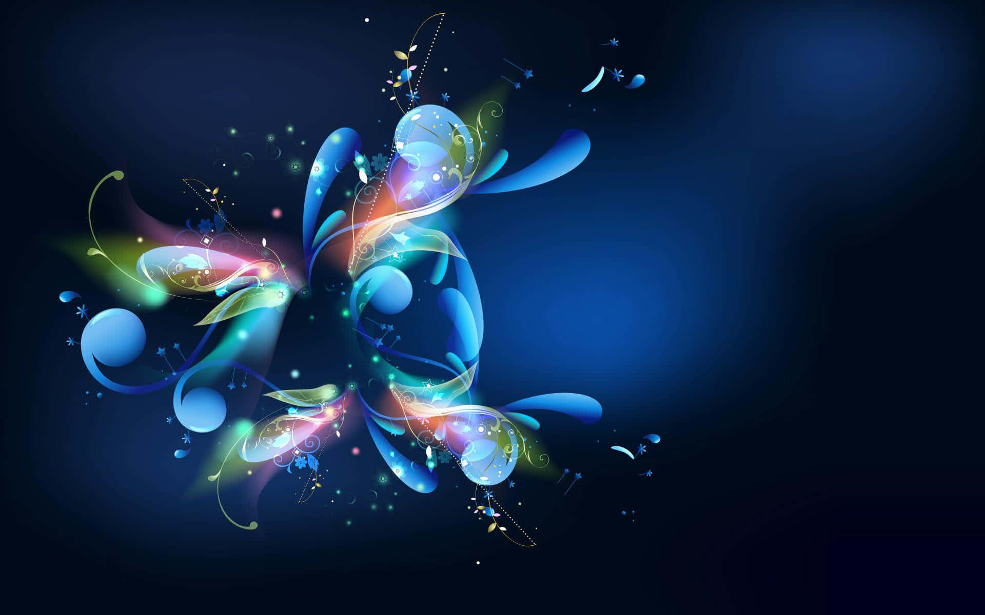 Harmony, blue, pink, Full HD Desktop Wallpaper