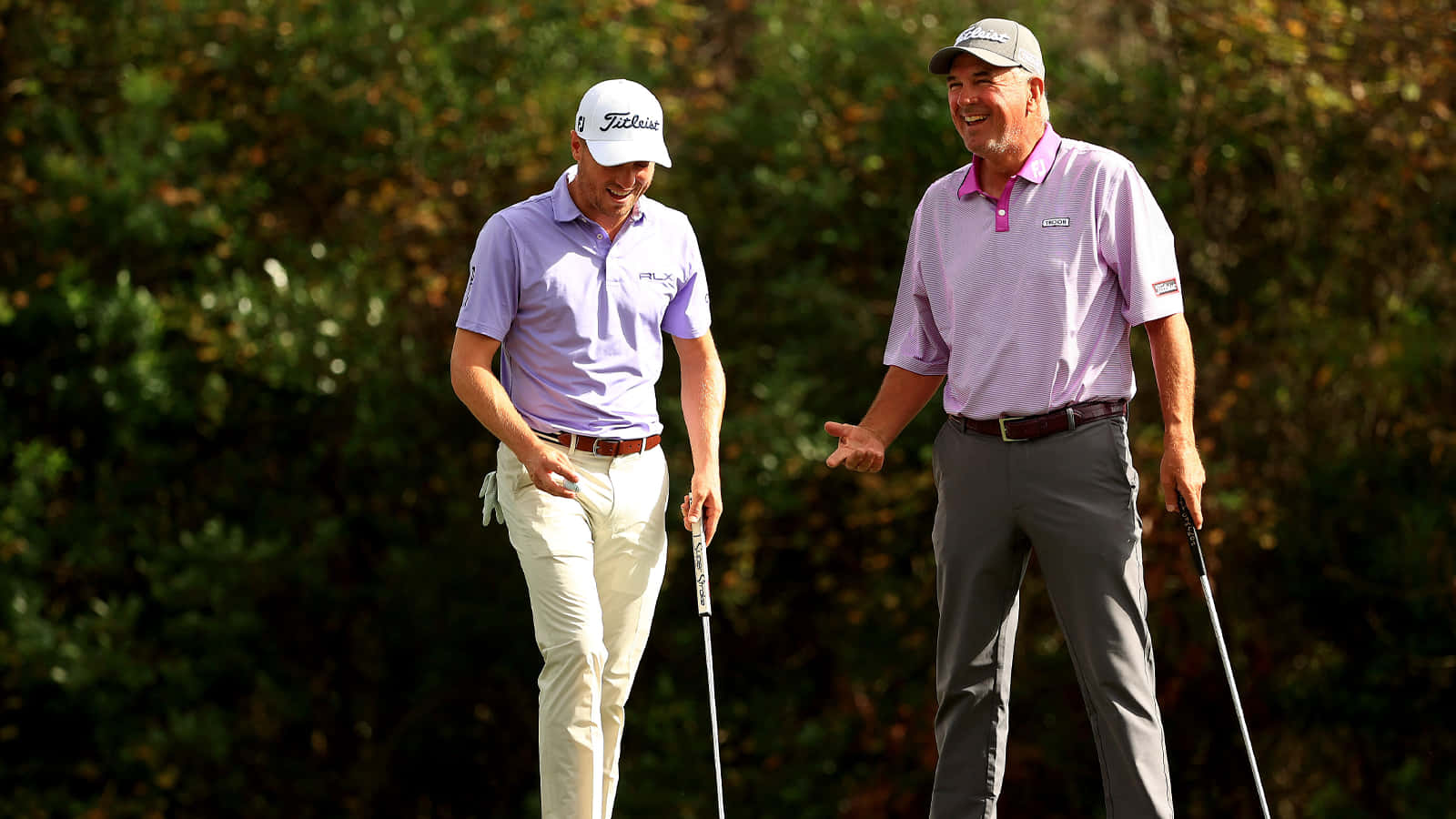 Harrison Frazar, golf course, purple shirts, HD Desktop Wallpaper