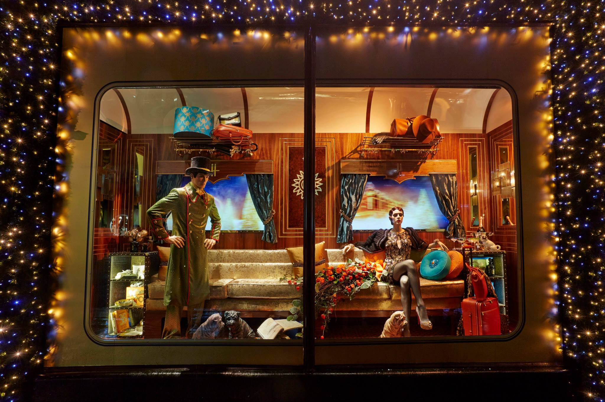 Harrods, mannequins, window, Full HD Desktop Wallpaper