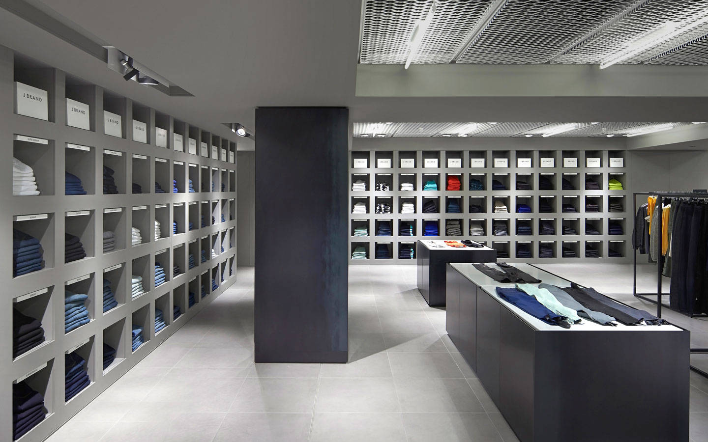 Harrods, clothing shop, gray walls, HD Desktop Wallpaper