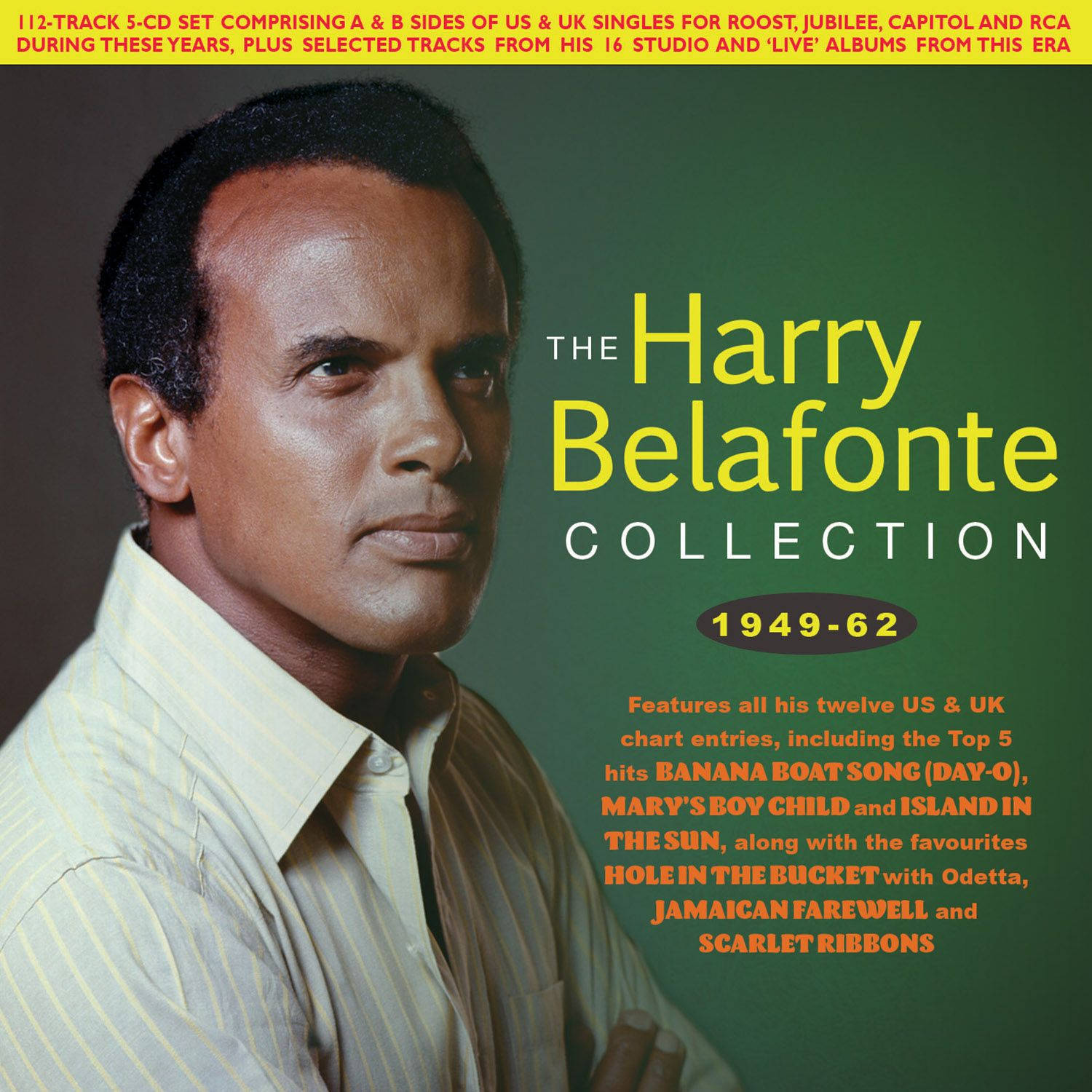 Harry Belafonte, light striped shirt, green background, HD Desktop Wallpaper