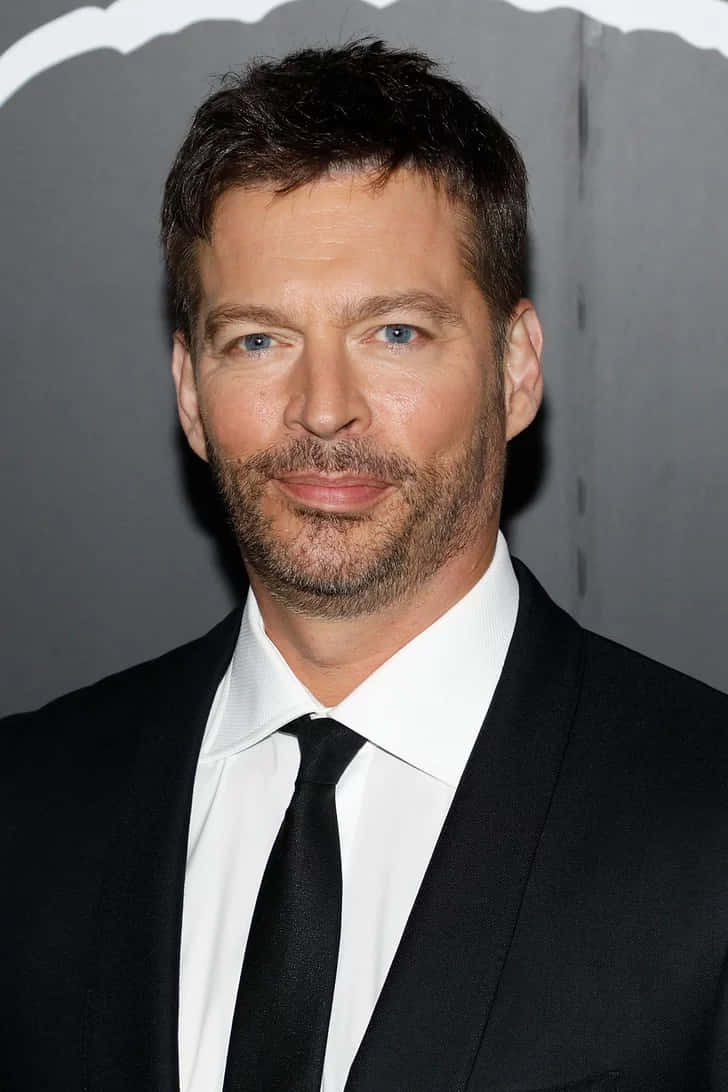 Harry Connick Jr, black suit, tie, SD Phone Wallpaper