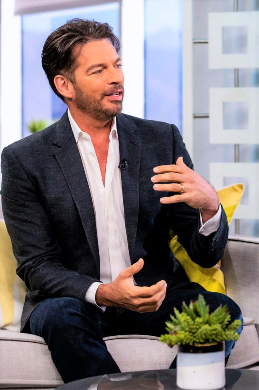 Harry Connick Jr, dark blazer, white shirt, HD Phone Wallpaper