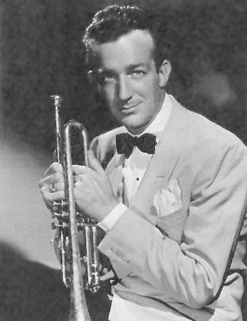 Harry James, 1942, black and white portrait, SD Phone Wallpaper