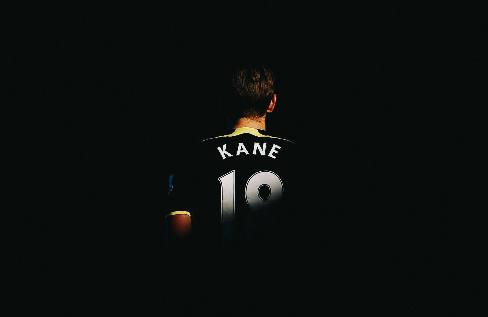 Harry Kane, KANE 19, black background, Full HD Desktop Wallpaper