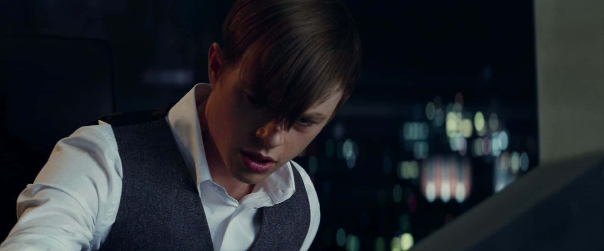 Harry Osborn, vest, dimly lit room, Full HD Desktop Wallpaper